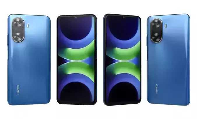 Huawei Enjoy 70z Blue High Poly