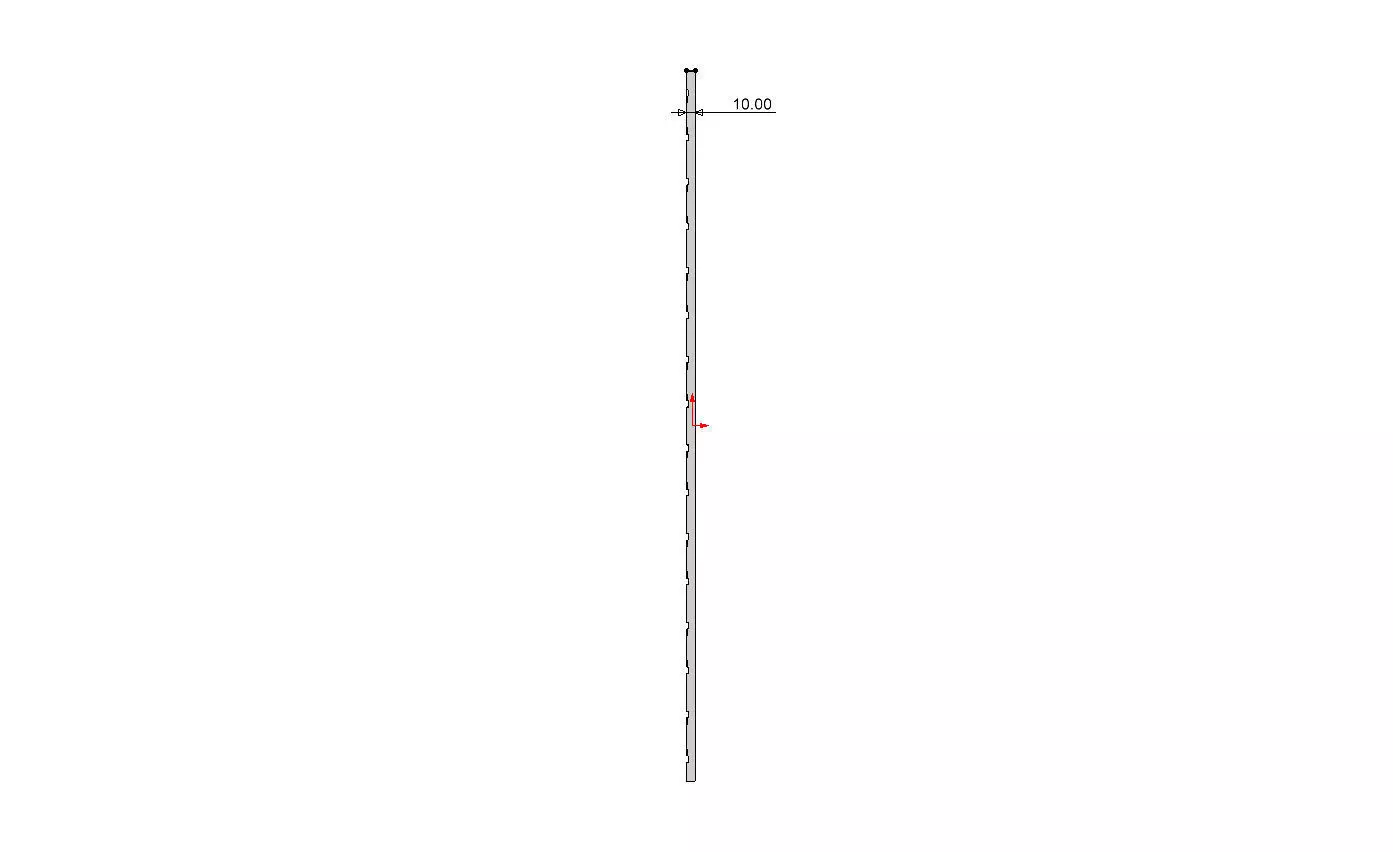 Overlapping link 3d relief panel for CNC and 3d prinitng 3D print model_5