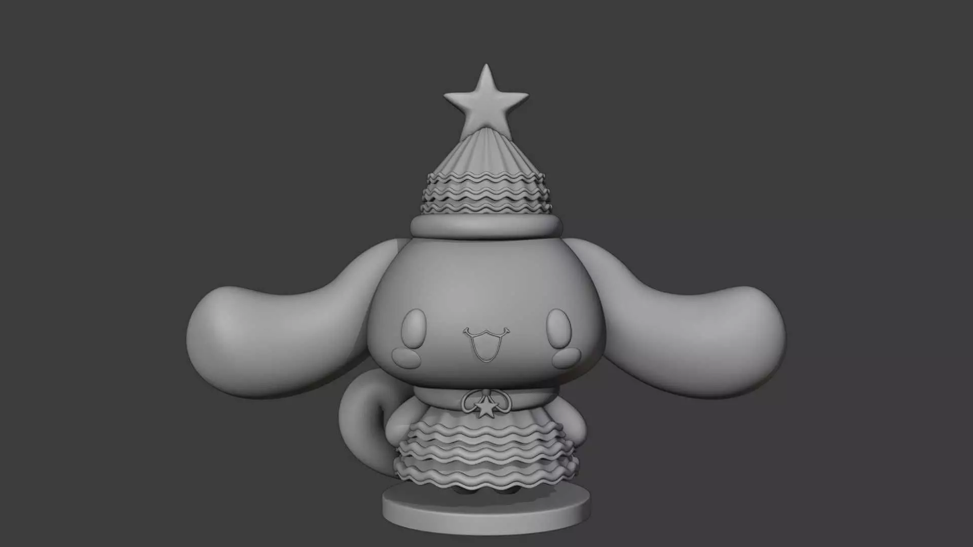 Christmas sanrio cinnamoroll  3D print model_1