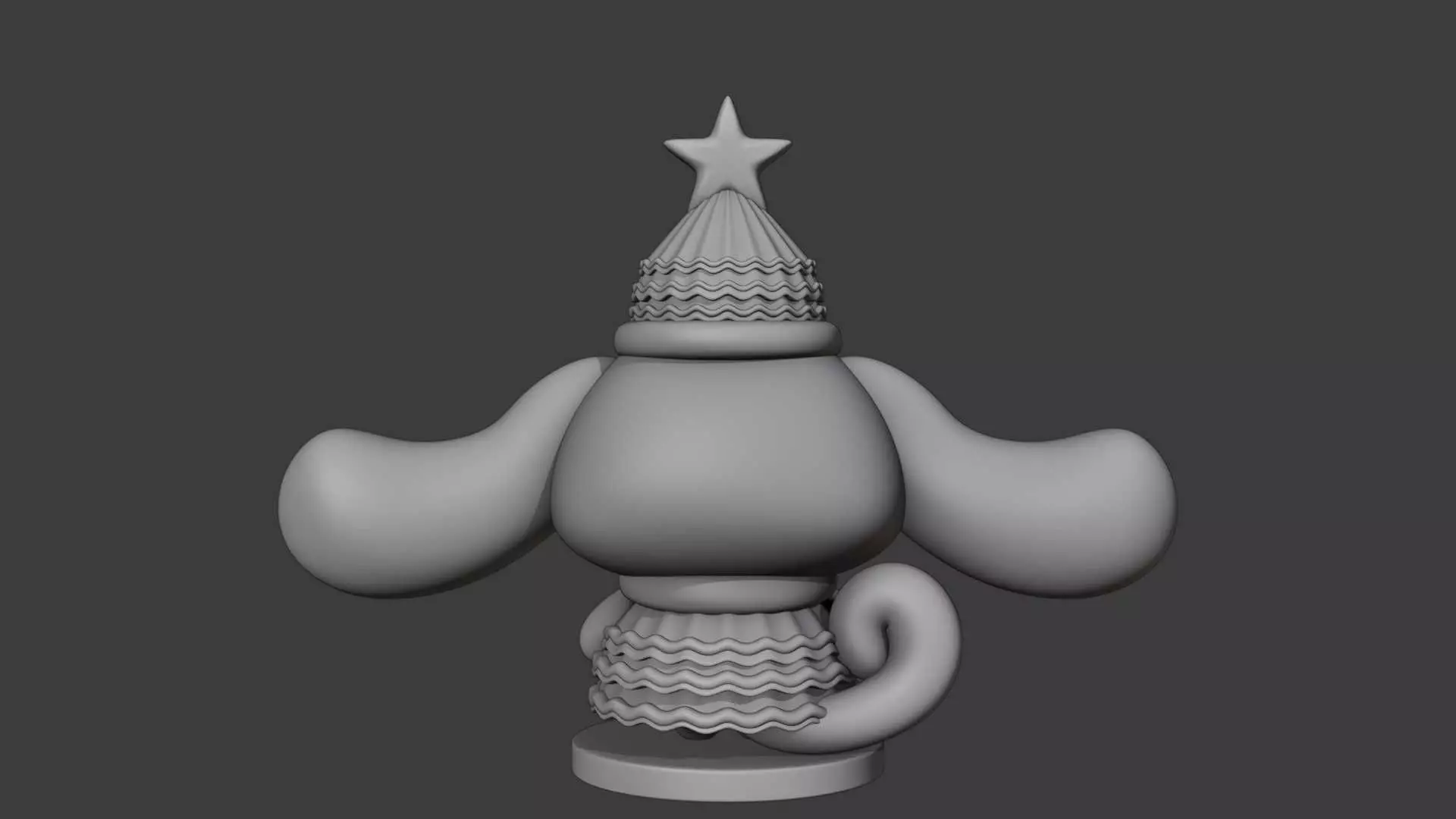 Christmas sanrio cinnamoroll  3D print model_5