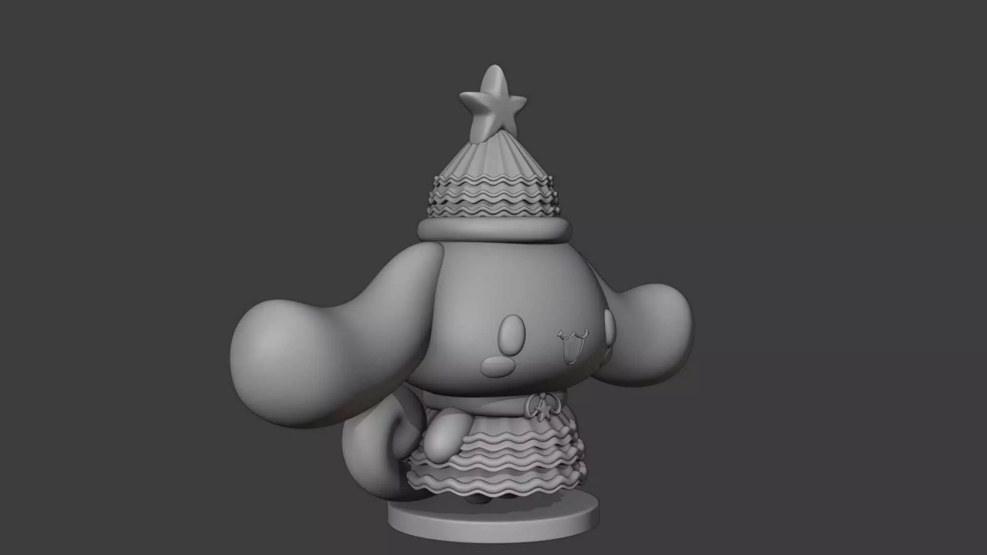 Christmas sanrio cinnamoroll  3D print model_2