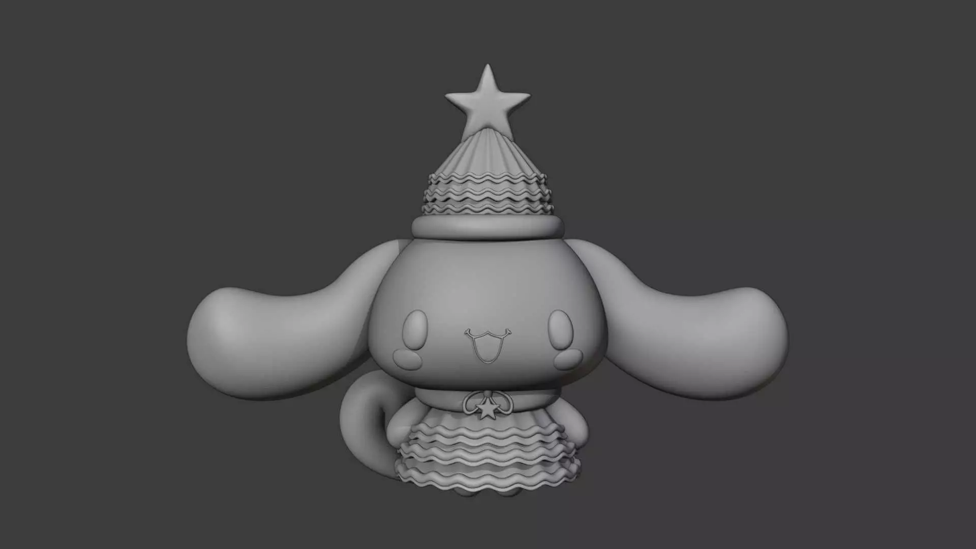 Christmas sanrio cinnamoroll  3D print model_9