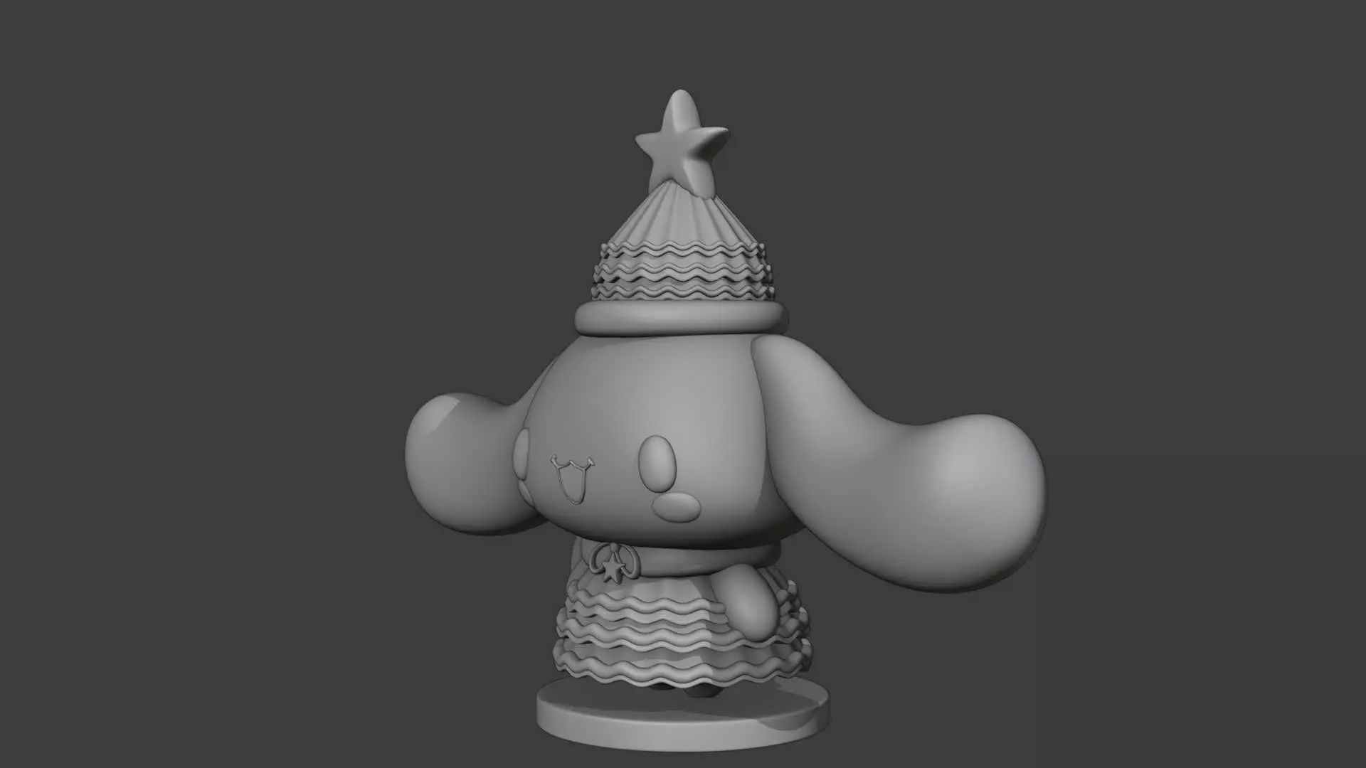 Christmas sanrio cinnamoroll  3D print model_8