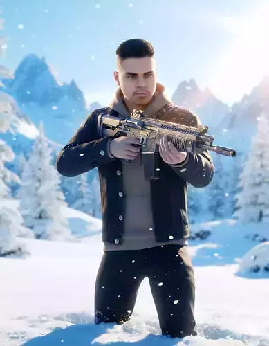 Realistic Male Character Game-Ready Rigged 3D Model Low-poly 3D model Realistic Male Character Game-Ready Rigged 3D Model Low-poly 3D model