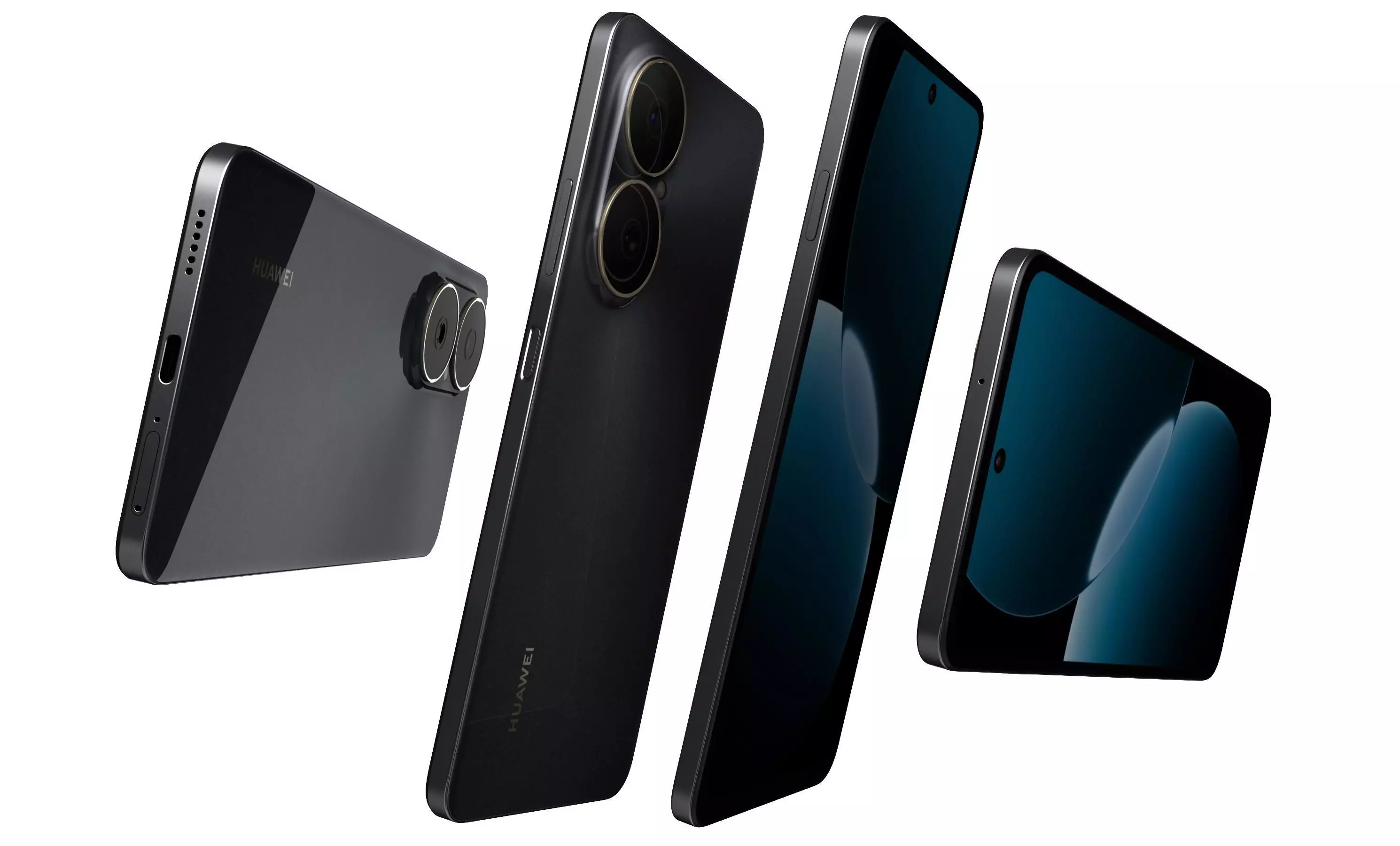 Huawei Enjoy 80 Gold Black High Poly 3D model_27