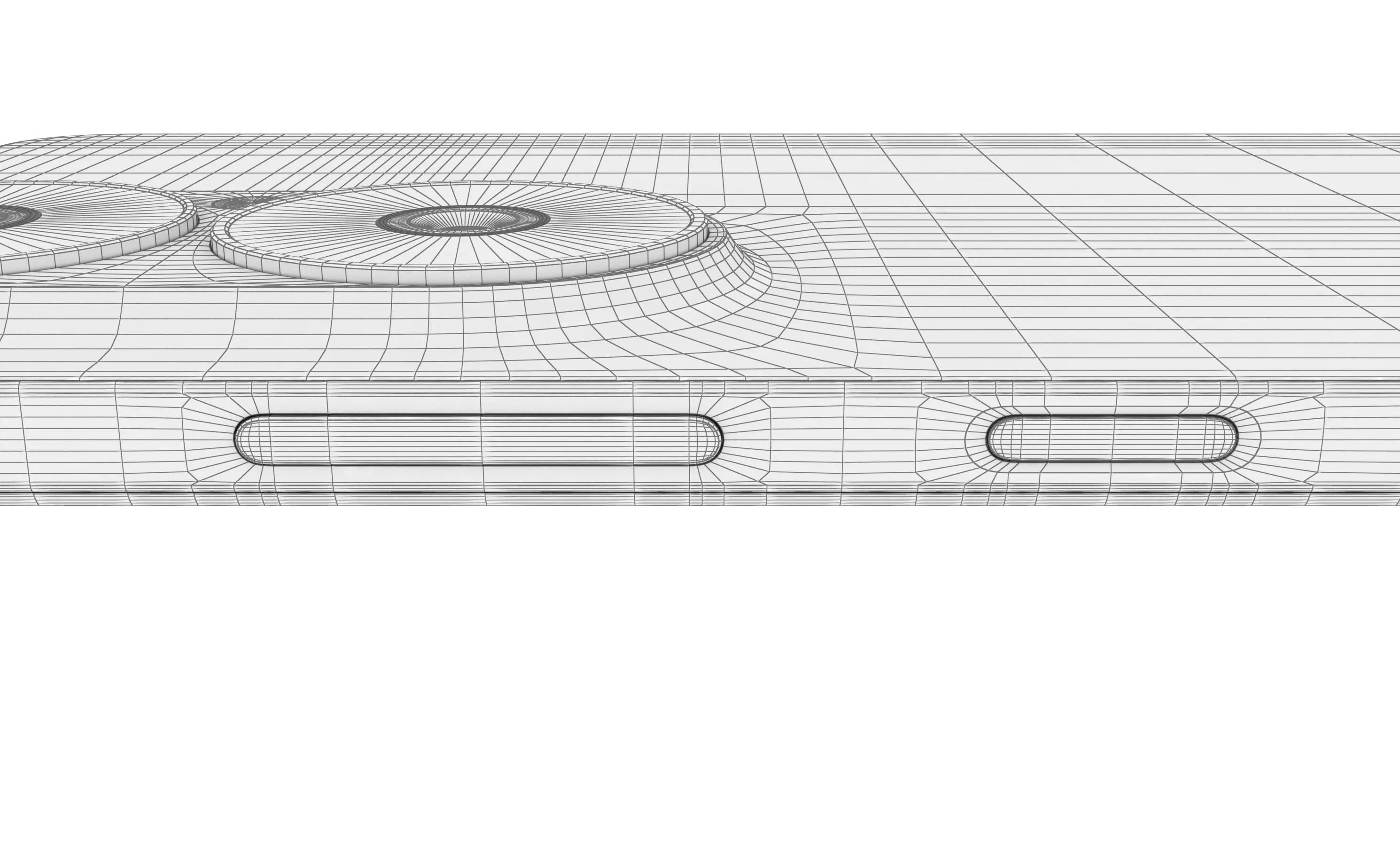 Huawei Enjoy 80 Gold Black High Poly 3D model_30