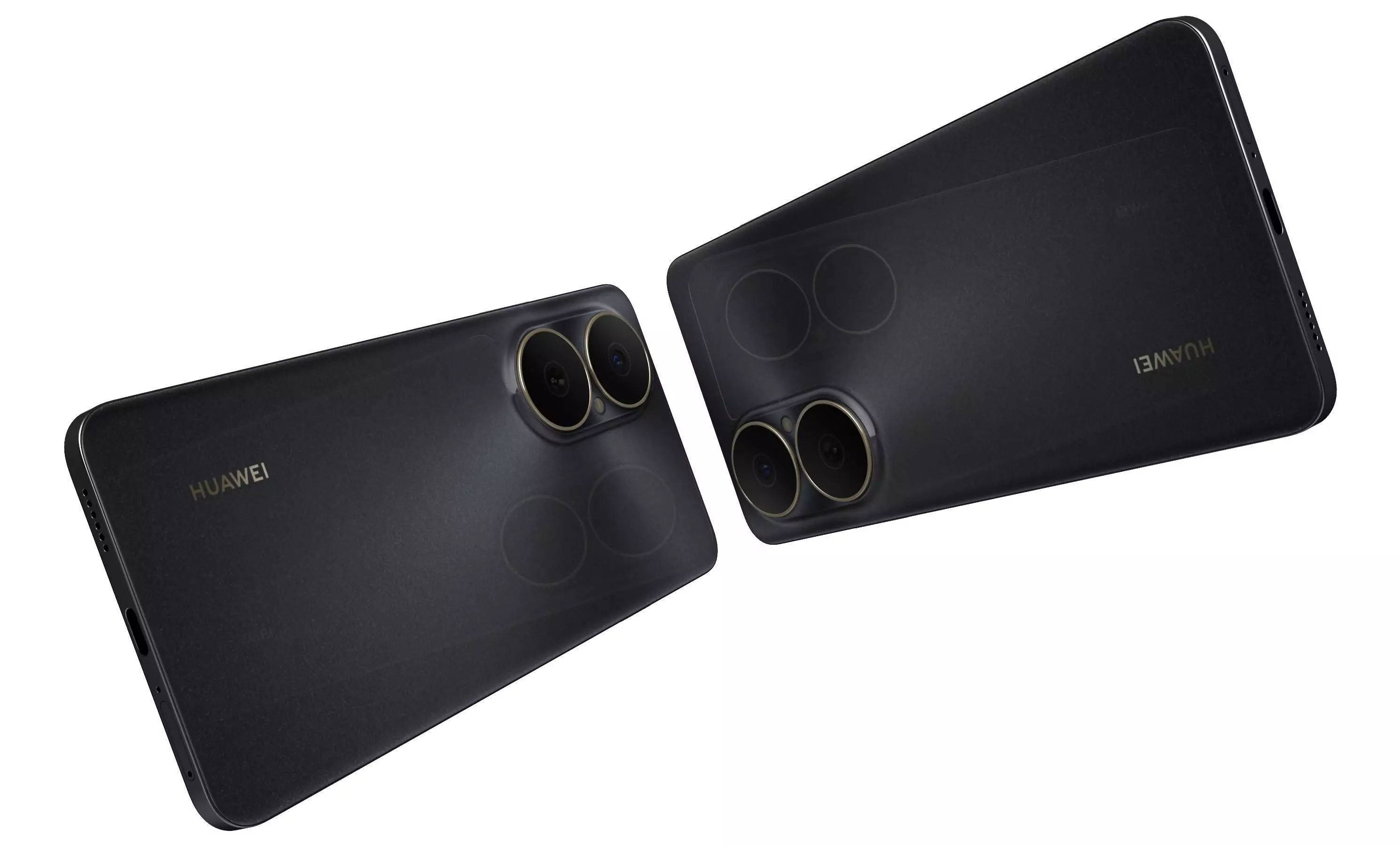 Huawei Enjoy 80 Gold Black High Poly 3D model_14