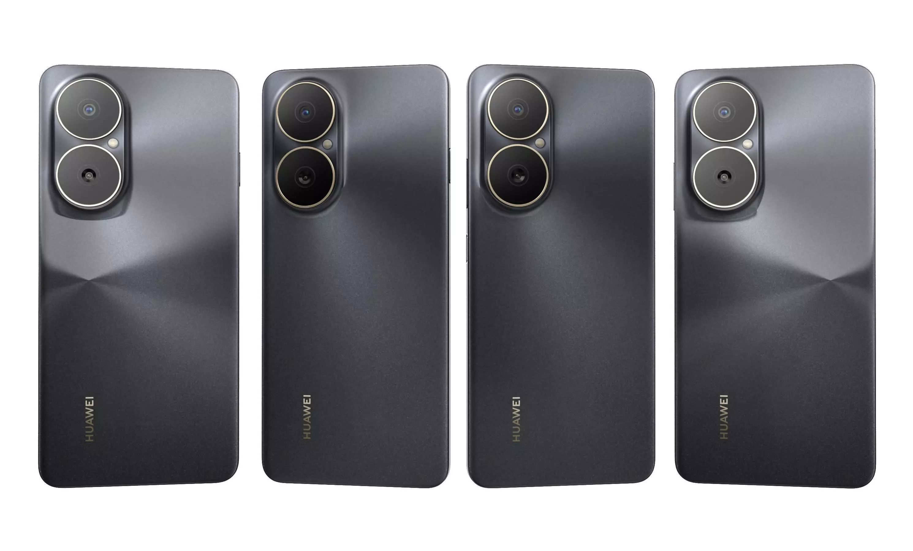 Huawei Enjoy 80 Gold Black High Poly 3D model_7