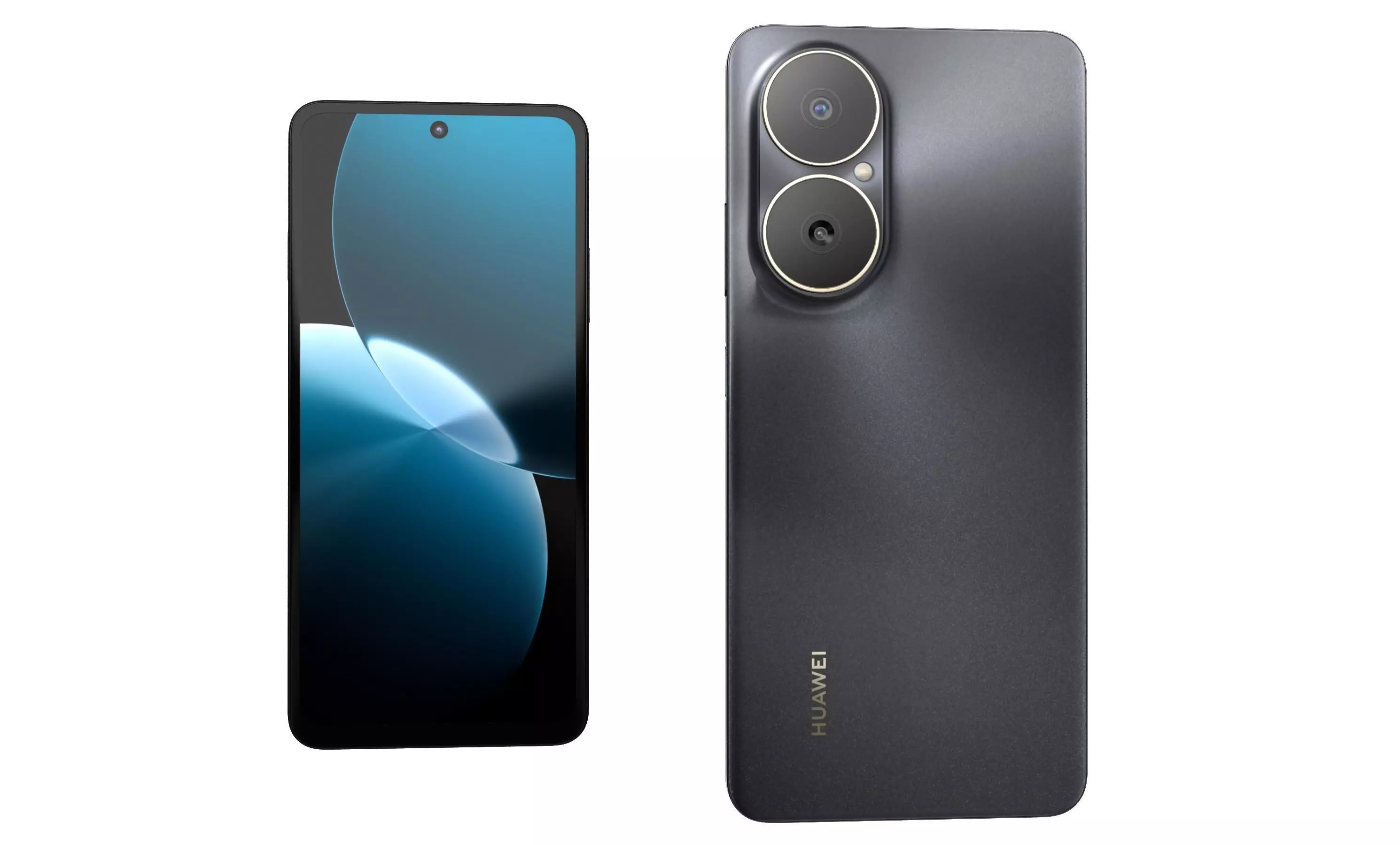 Huawei Enjoy 80 Gold Black High Poly 3D model_5