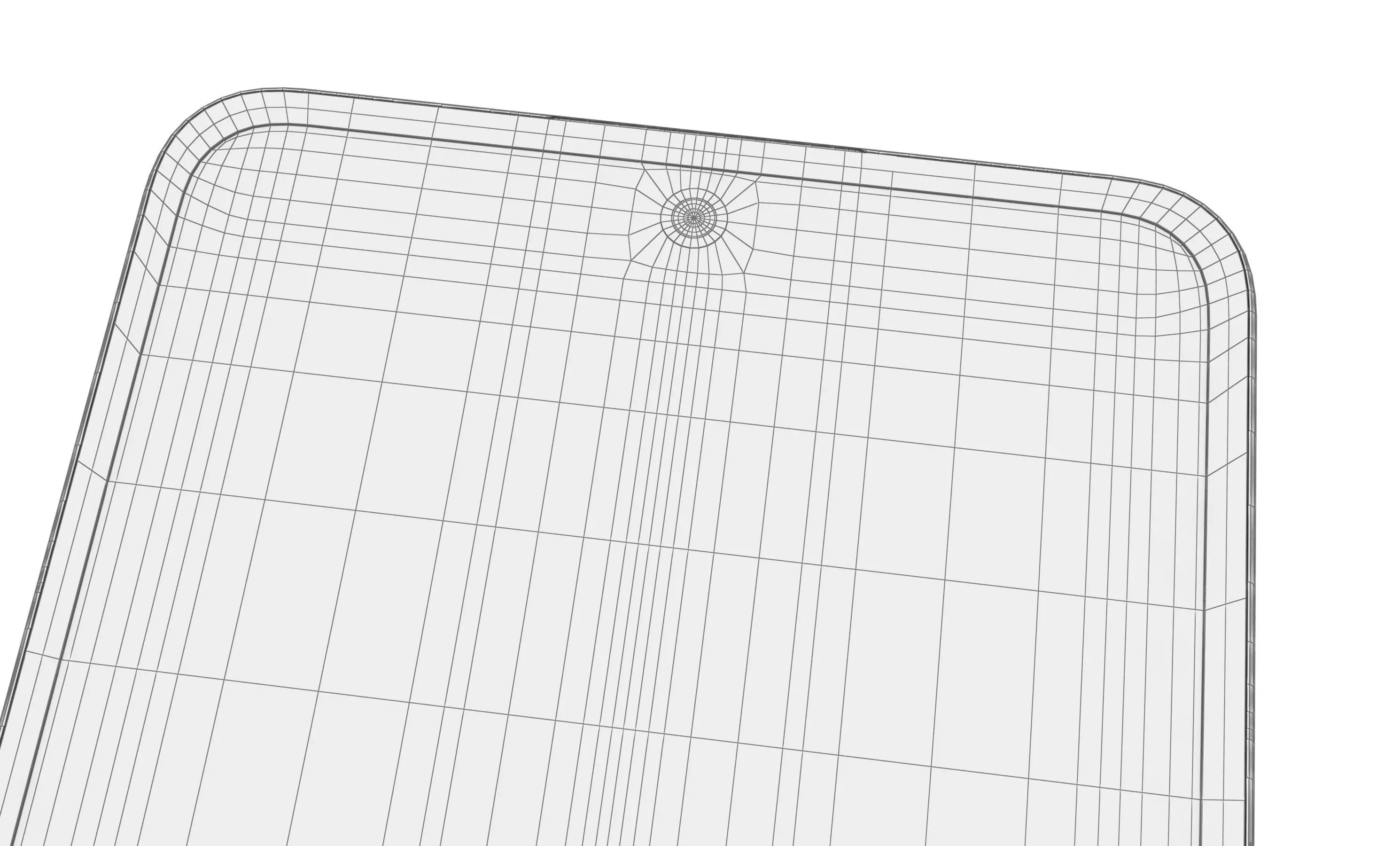 Huawei Enjoy 80 Gold Black High Poly 3D model_22