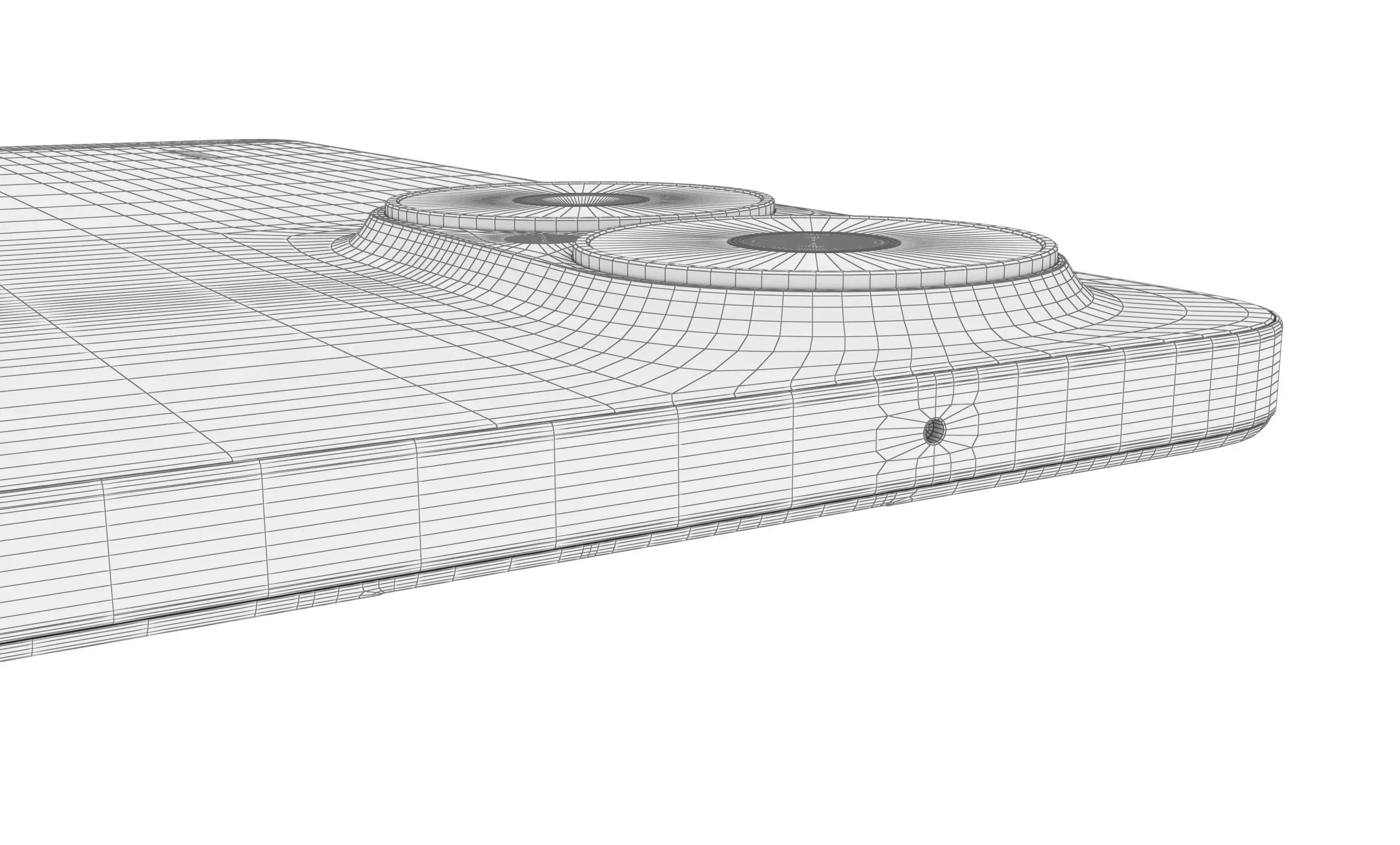 Huawei Enjoy 80 Sky White High Poly 3D model_19