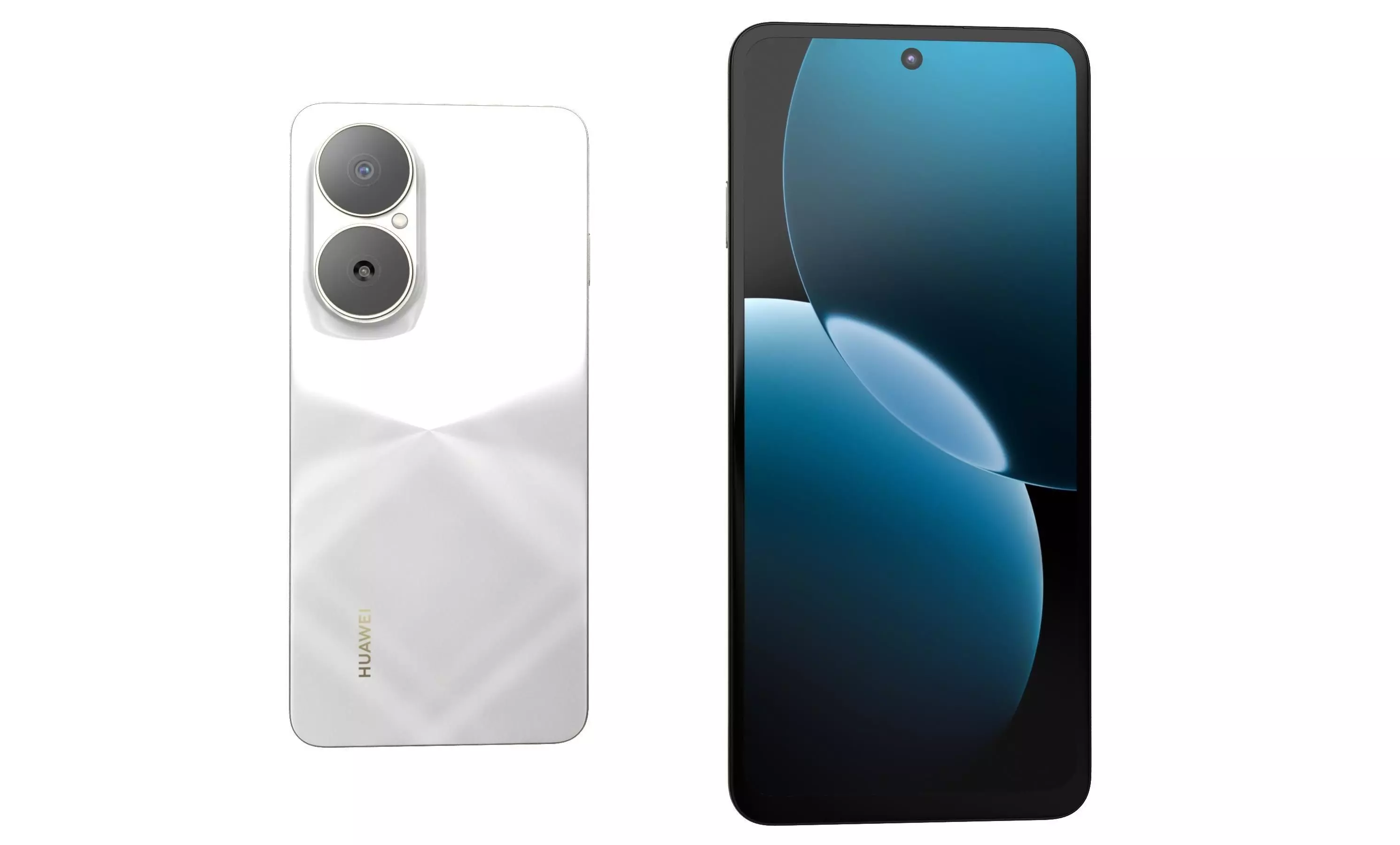 Huawei Enjoy 80 Sky White High Poly 3D model_30