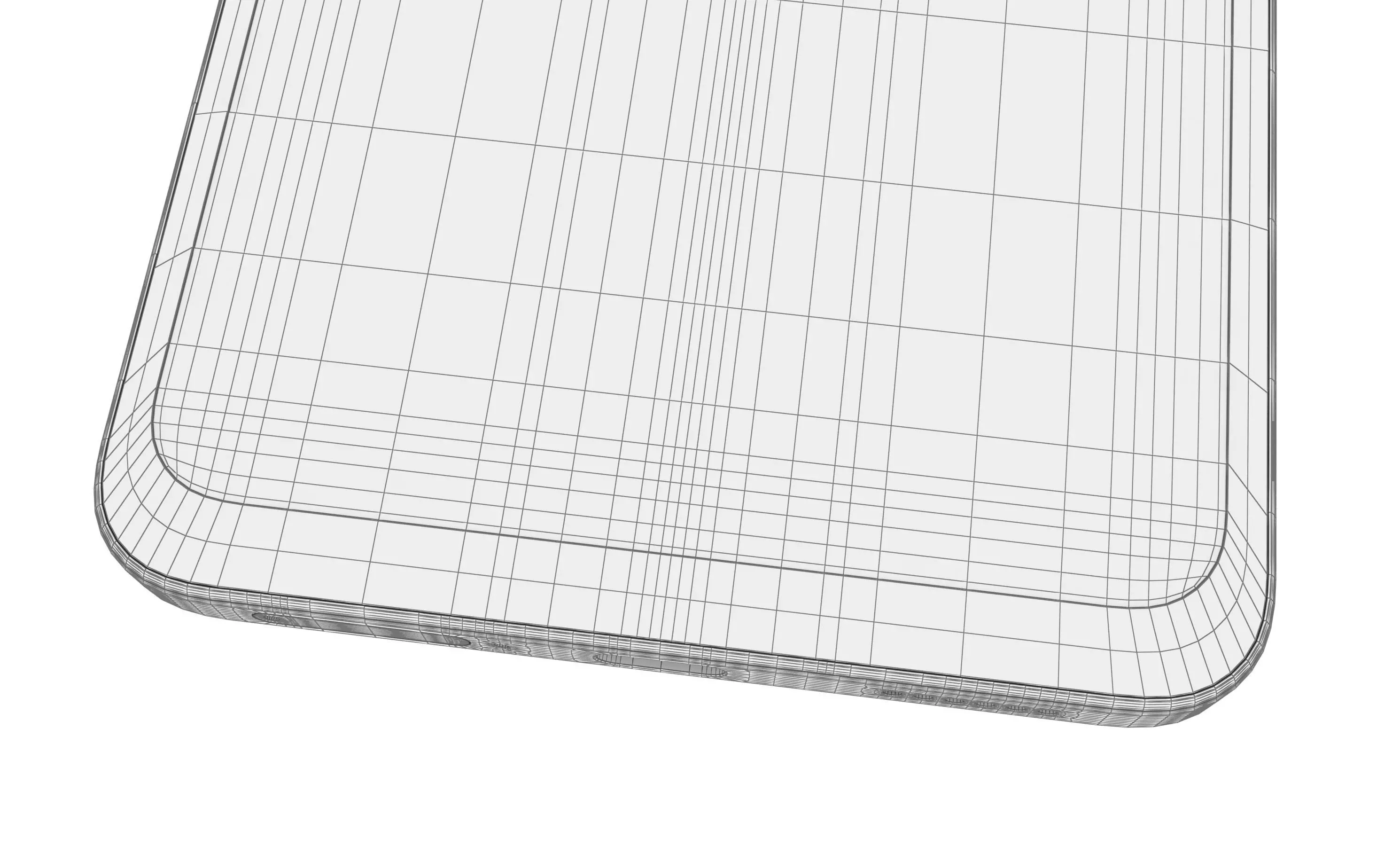 Huawei Enjoy 80 Sky White High Poly 3D model_17