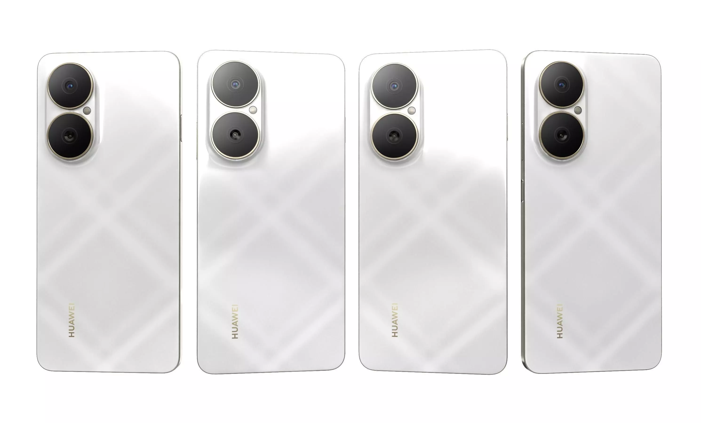 Huawei Enjoy 80 Sky White High Poly 3D model_28