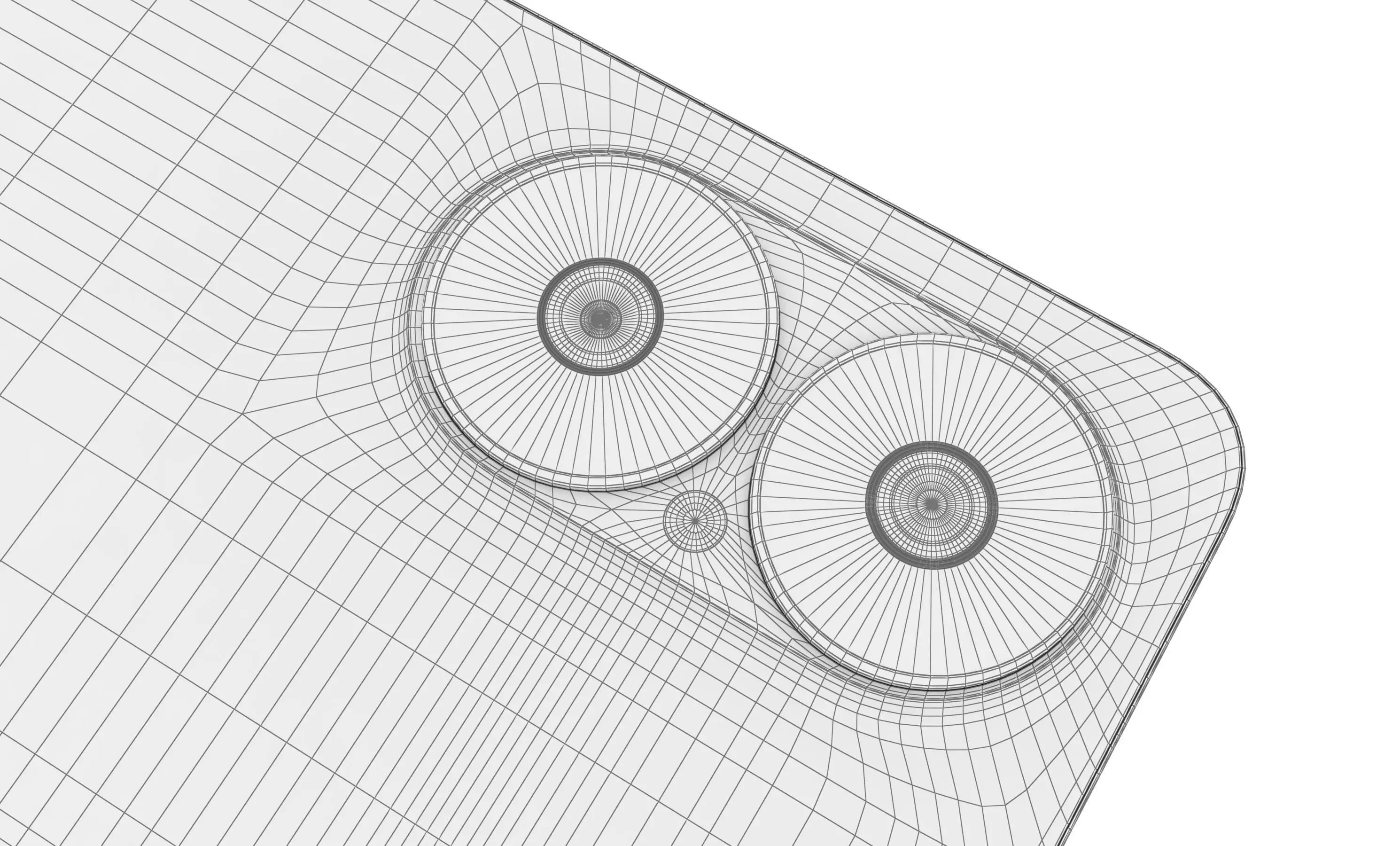 Huawei Enjoy 80 Sky White High Poly 3D model_22