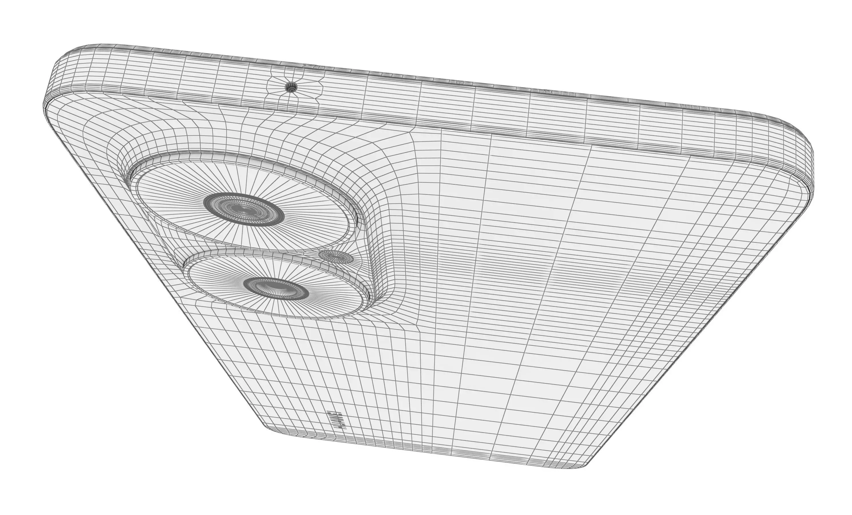 Huawei Enjoy 80 Sky White High Poly 3D model_14