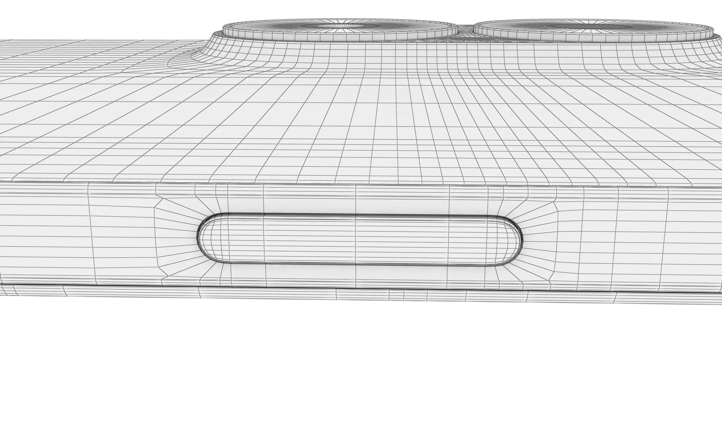 Huawei Enjoy 80 Sky White High Poly 3D model_20