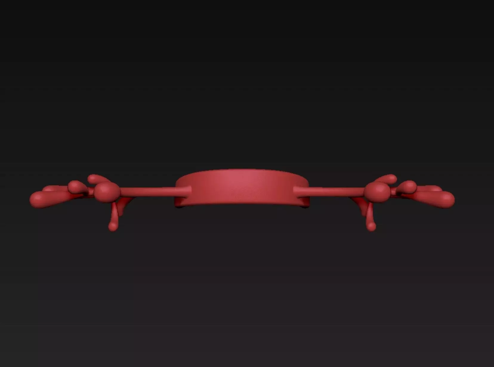 Antler Headband 3D print model_4