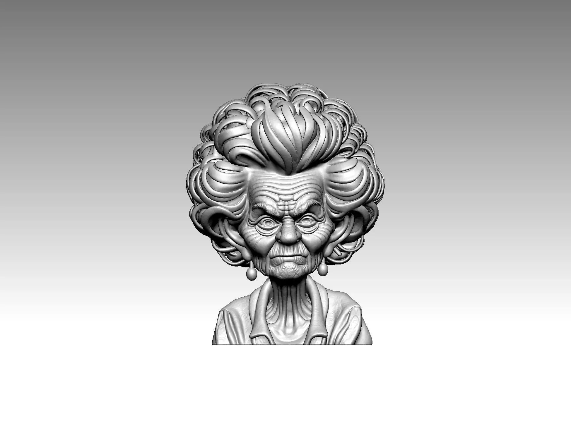 Grandma old 3D print model