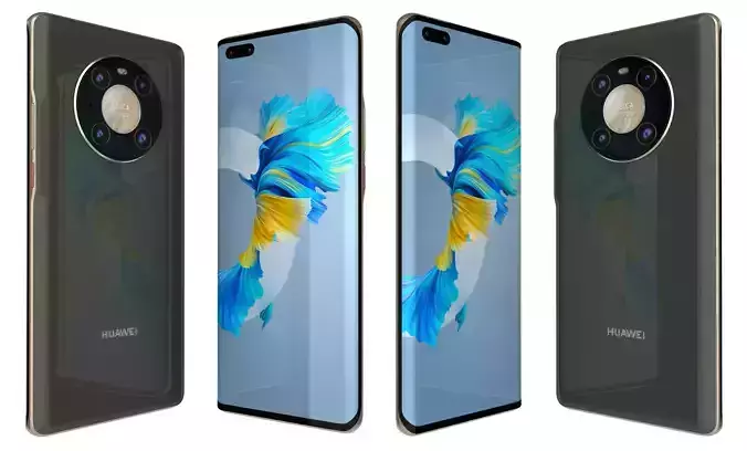 Huawei Mate 40 Pro Green High Poly