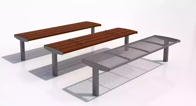 MMCite Vera Solo Benches 3D model