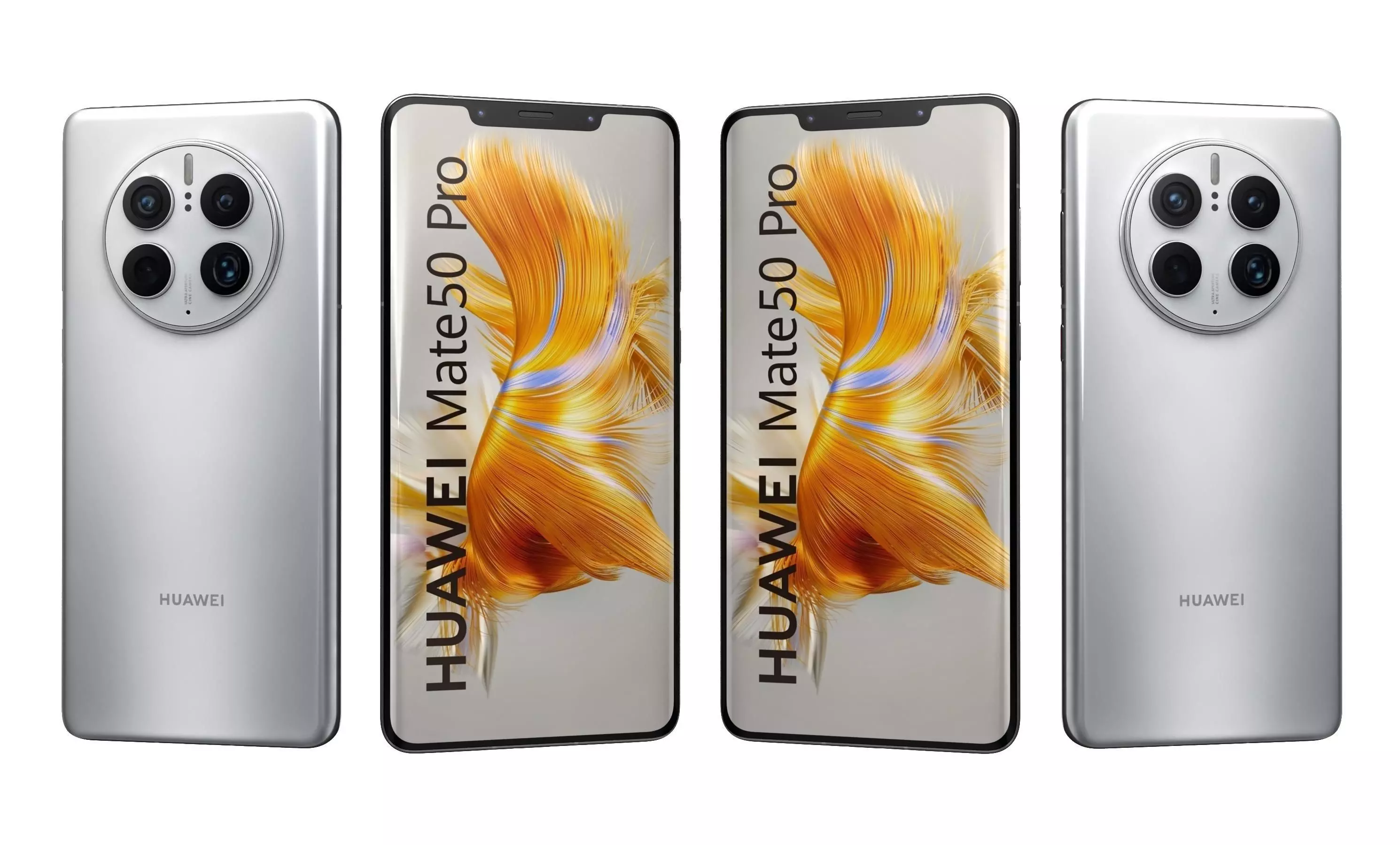 Huawei Mate 50 Pro All Colors High Poly 3D model_9