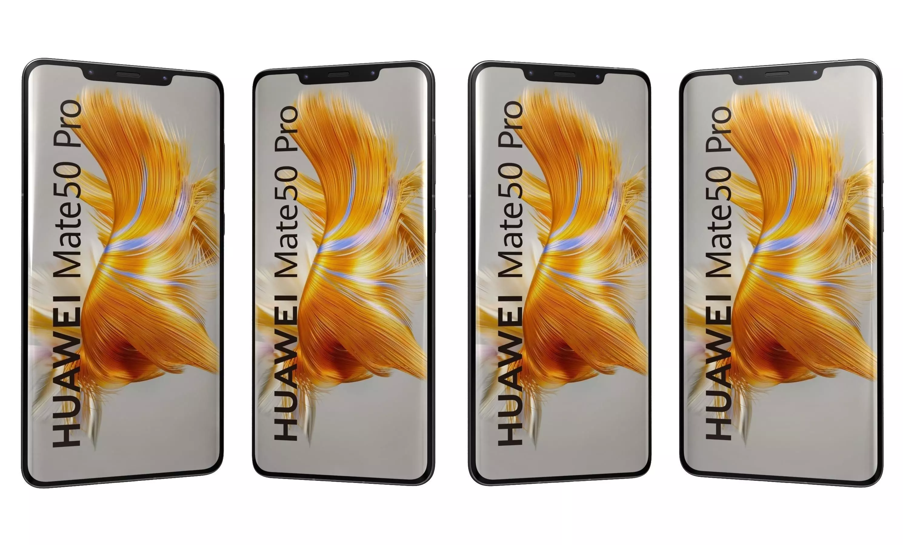 Huawei Mate 50 Pro All Colors High Poly 3D model_4