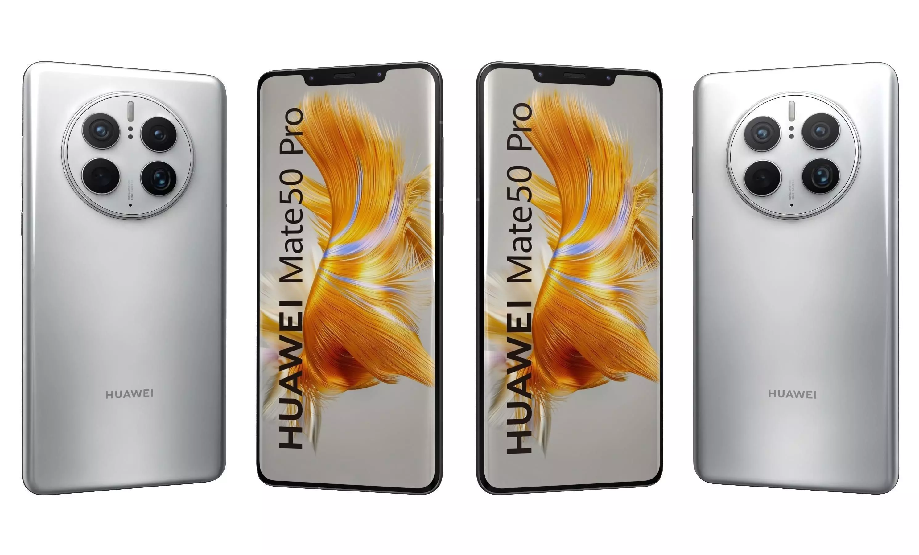 Huawei Mate 50 Pro All Colors High Poly 3D model_3