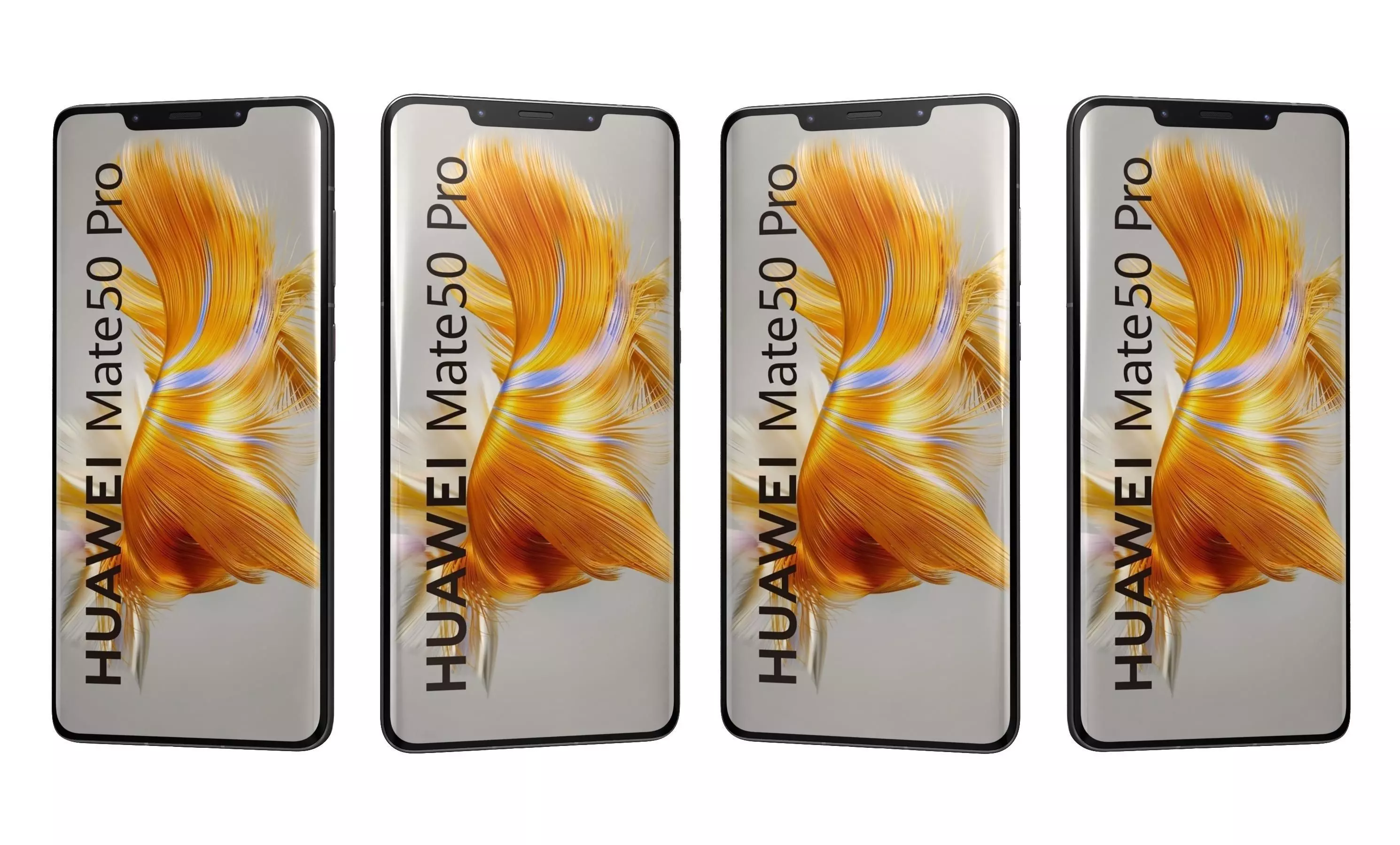 Huawei Mate 50 Pro All Colors High Poly 3D model_10