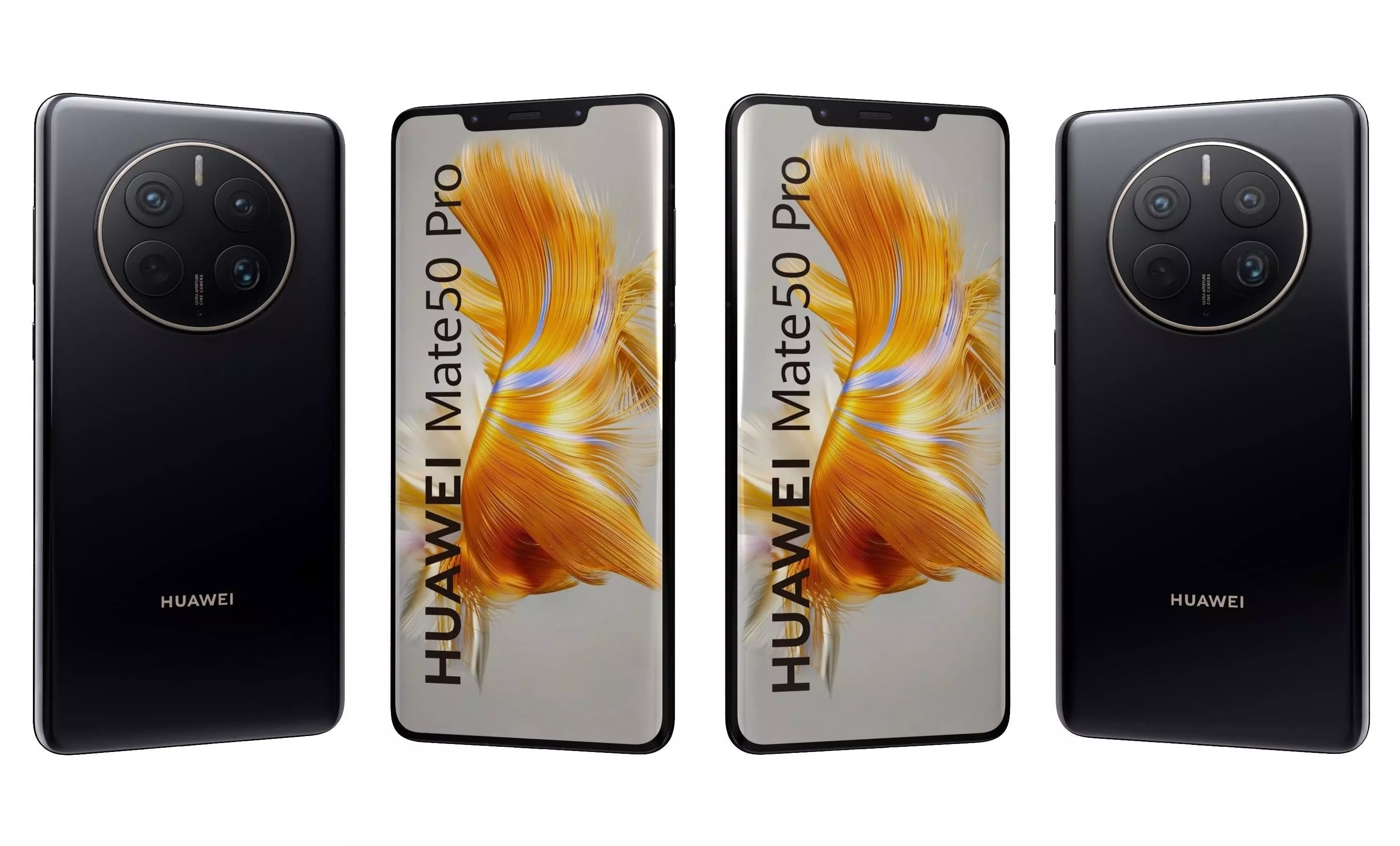 Huawei Mate 50 Pro All Colors High Poly 3D model_1