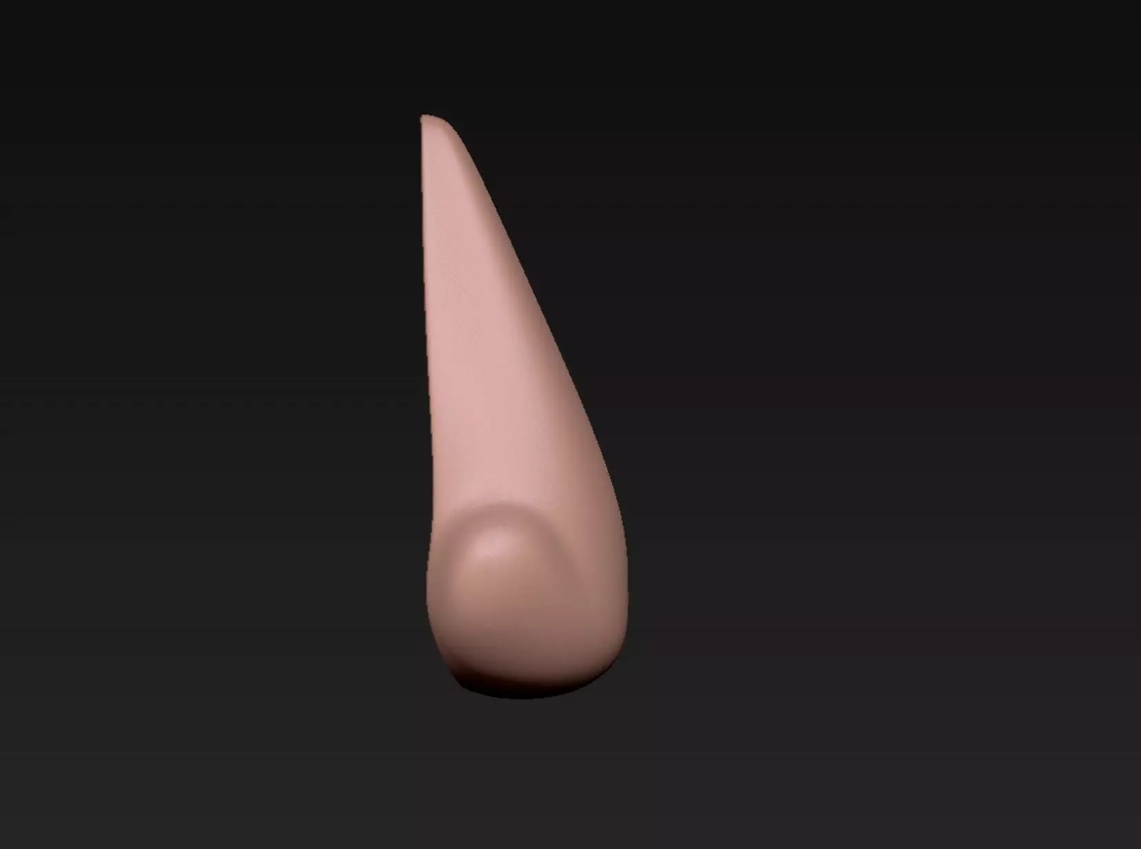 Fake Nose 3D print model_2
