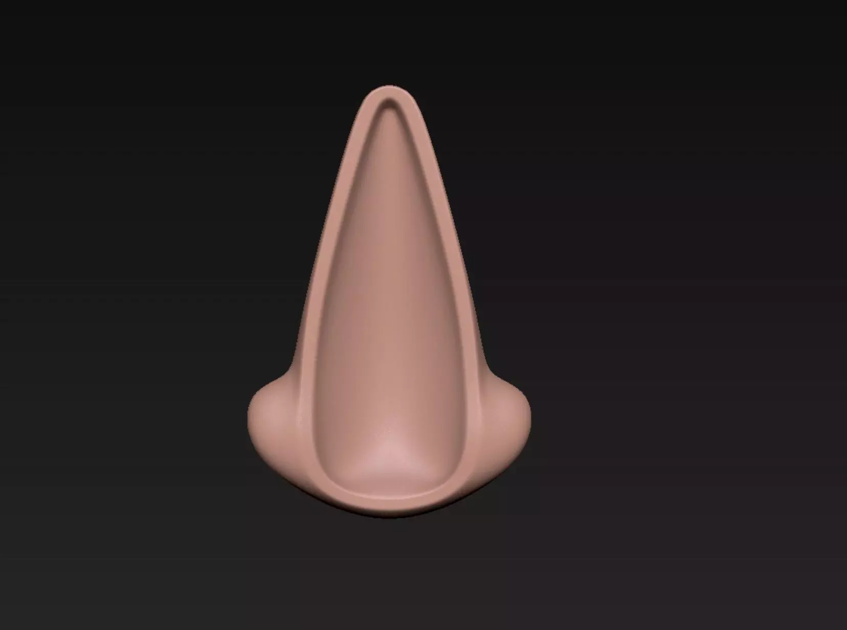 Fake Nose 3D print model_3