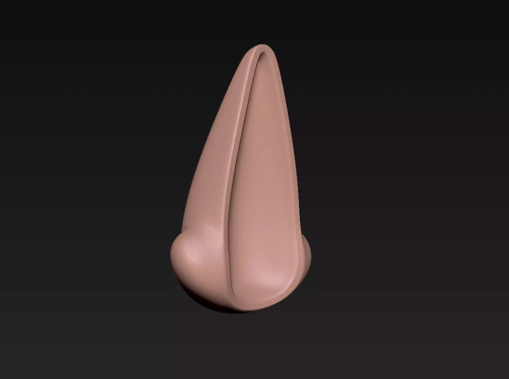 Fake Nose 3D print model_4