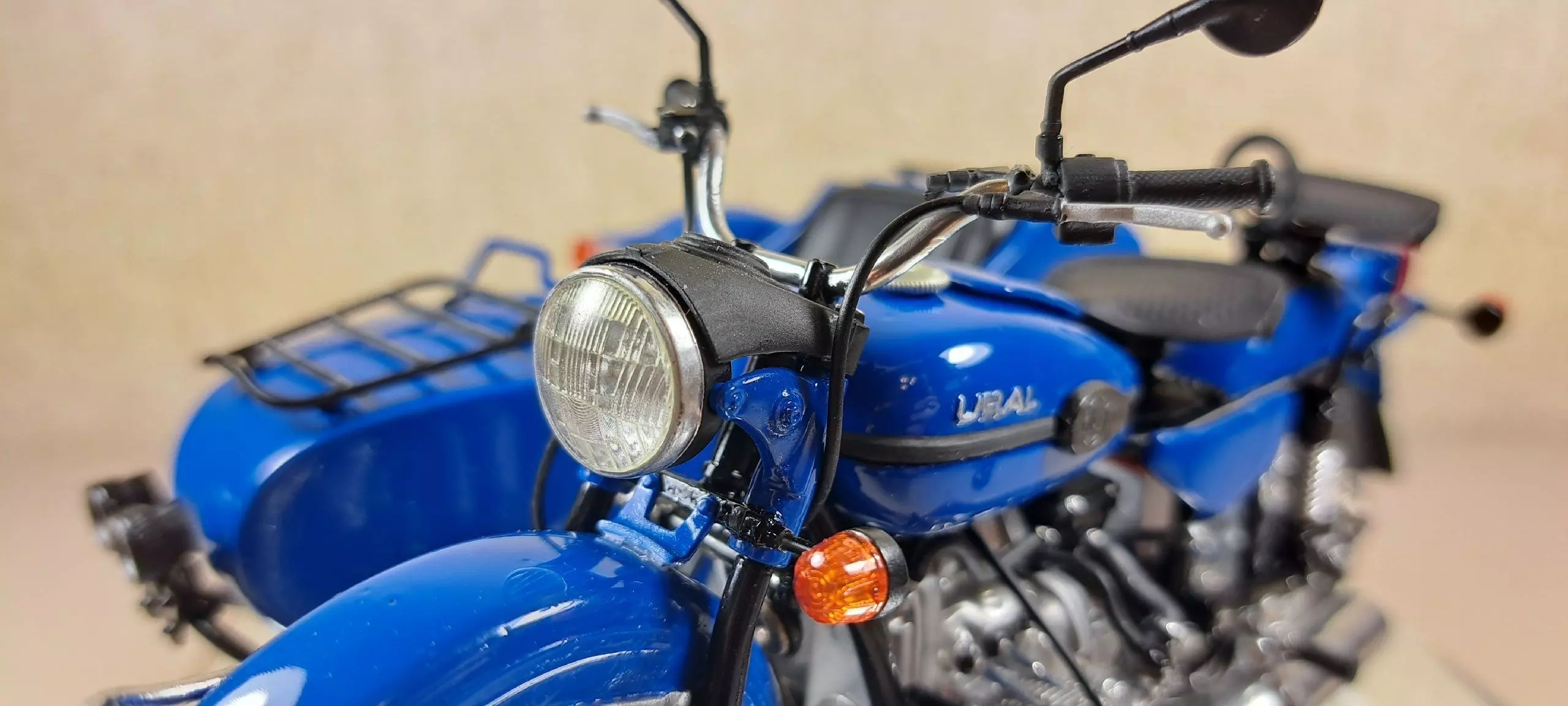 Sidecar Ural Gear Up - 12 scale 3D print model_1