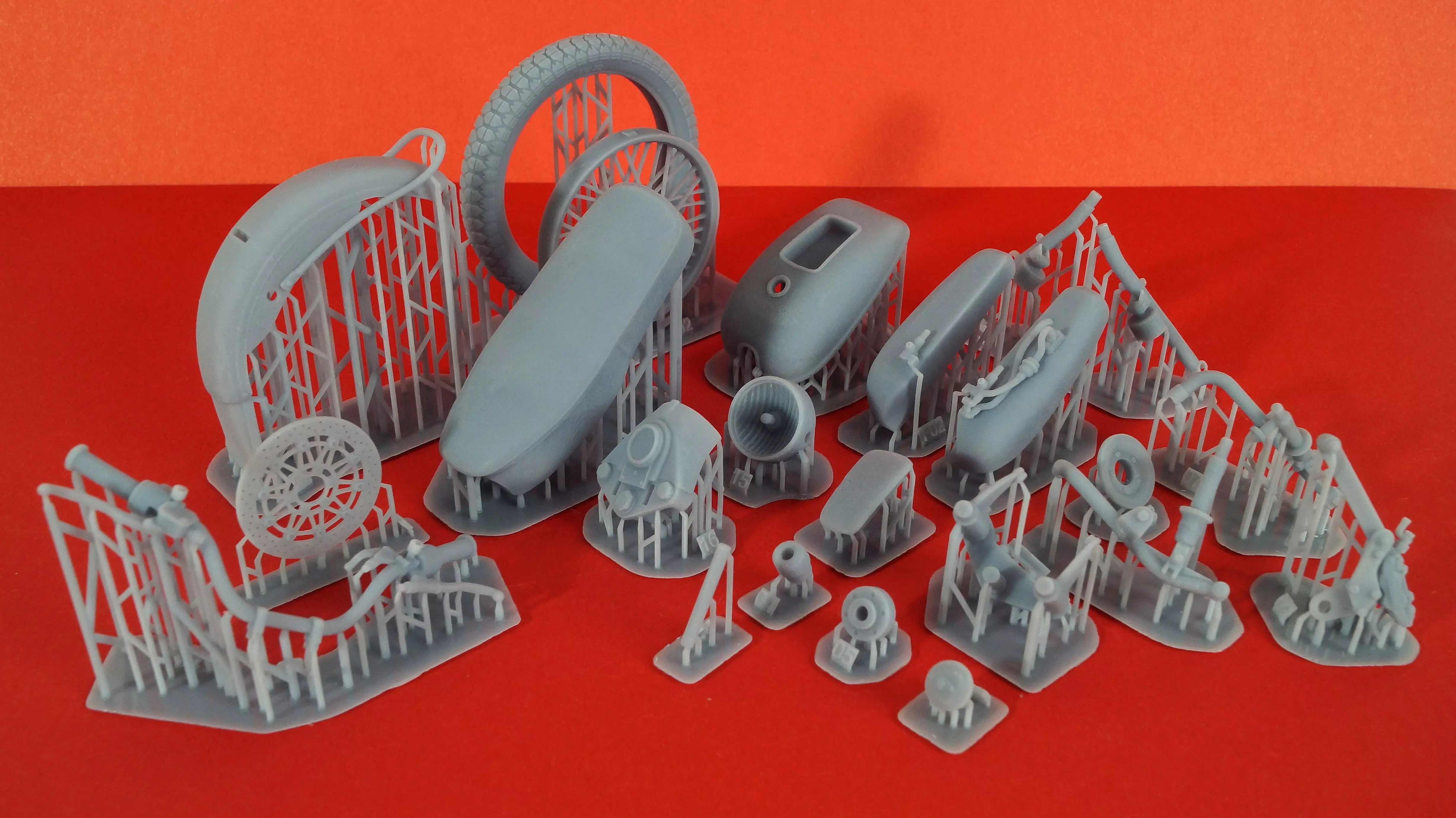 Sidecar Ural Gear Up - 12 scale 3D print model_14