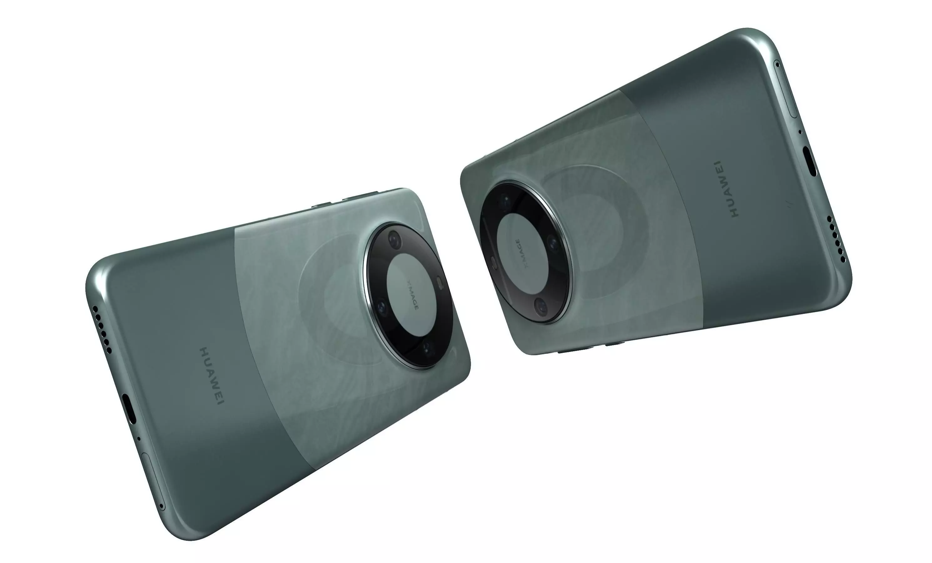 Huawei Mate 60 Green High Poly 3D model_28