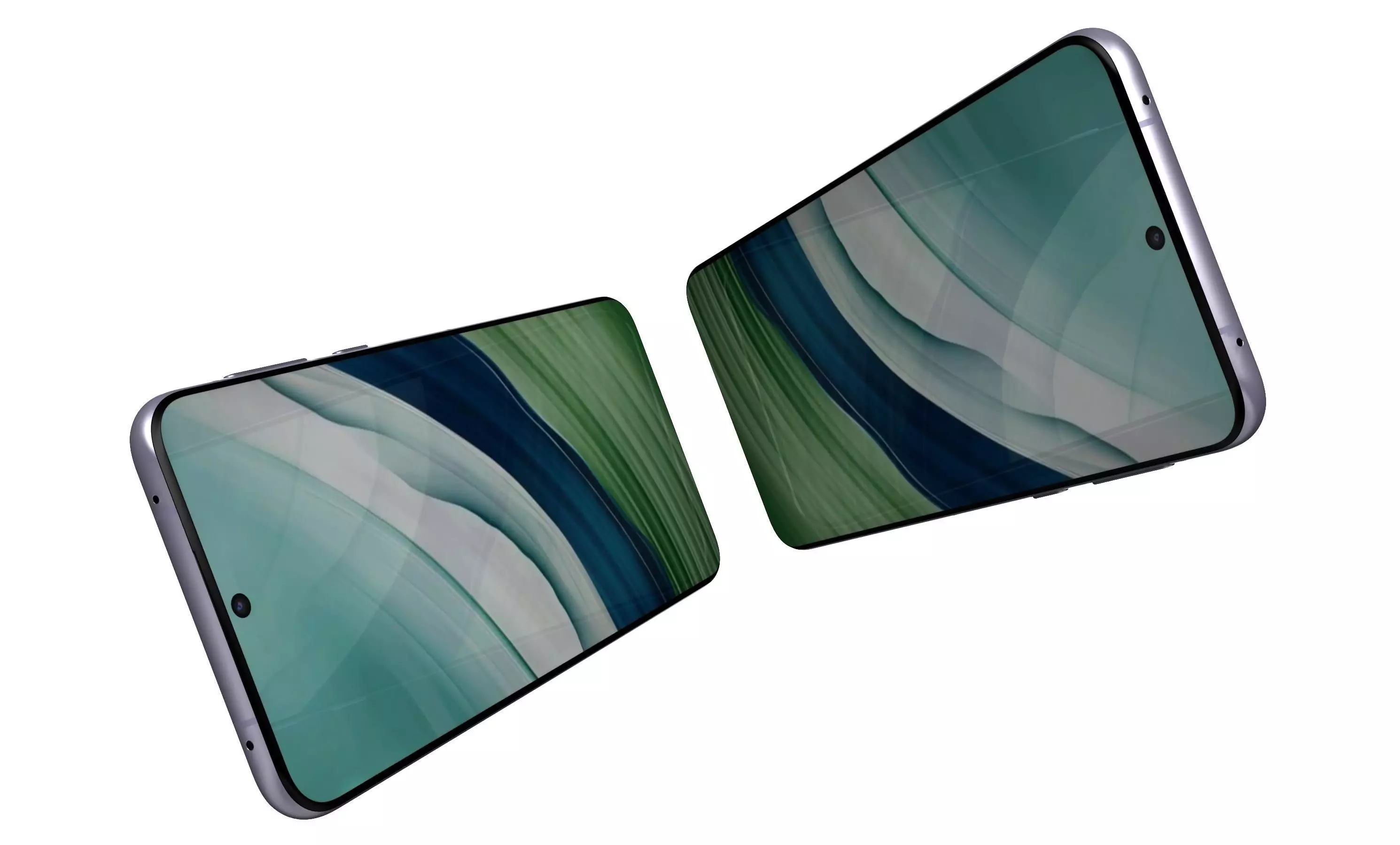 Huawei Mate 60 Purple High Poly 3D model_5