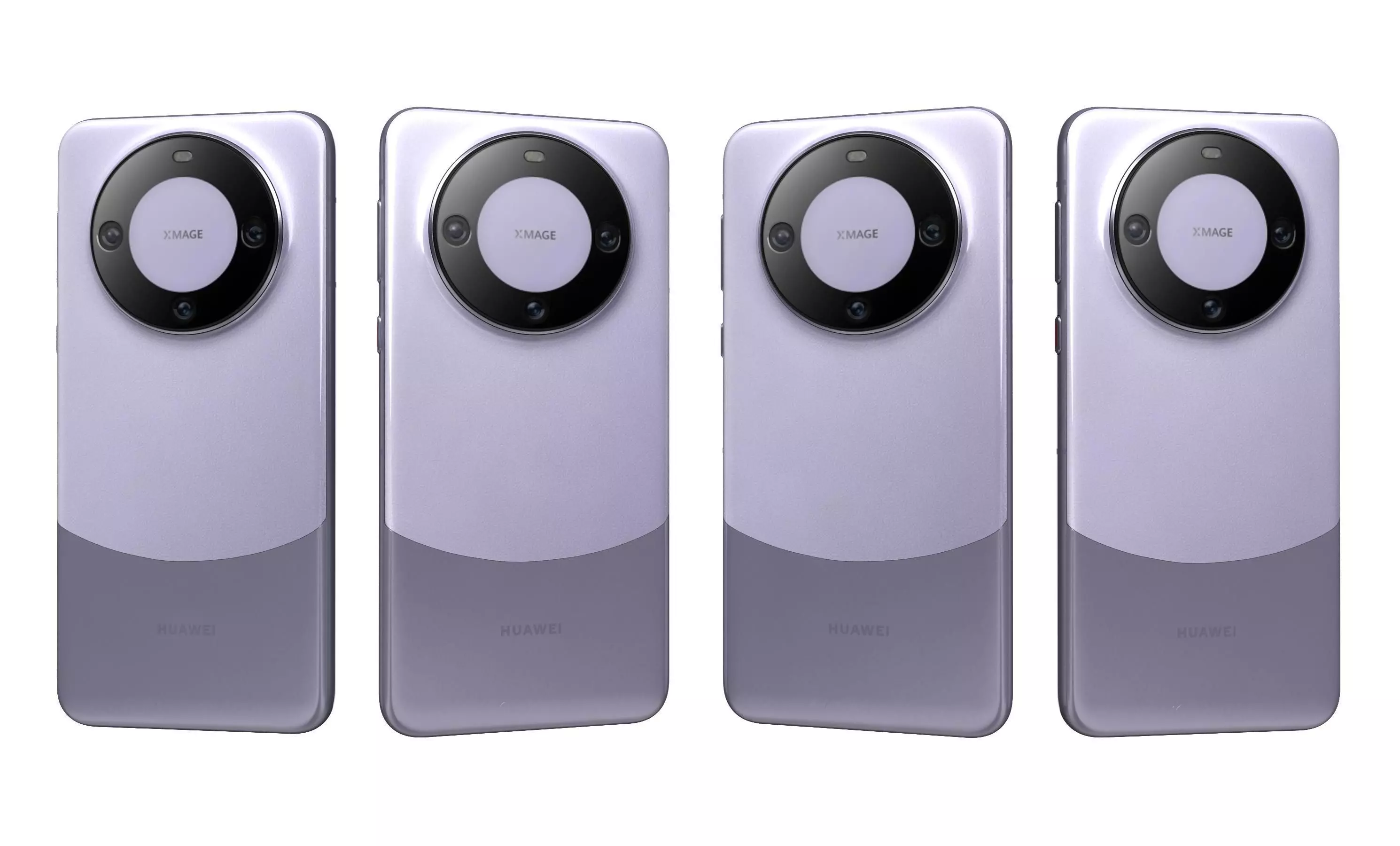 Huawei Mate 60 Purple High Poly 3D model_16