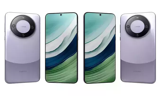 Huawei Mate 60 Purple High Poly