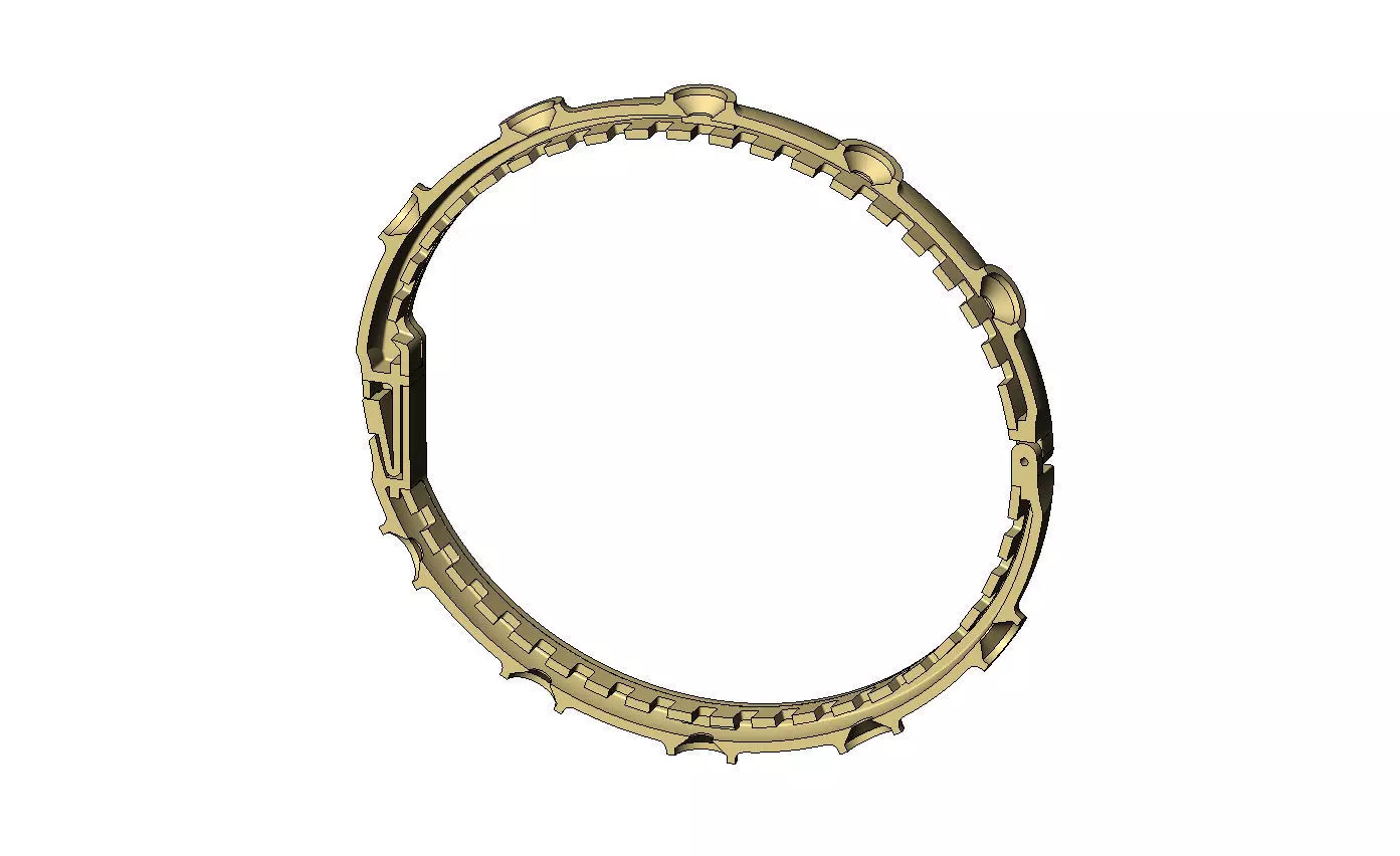 Bezel set diamond rounded flexture clasp bracelet with covers 3D print model_7