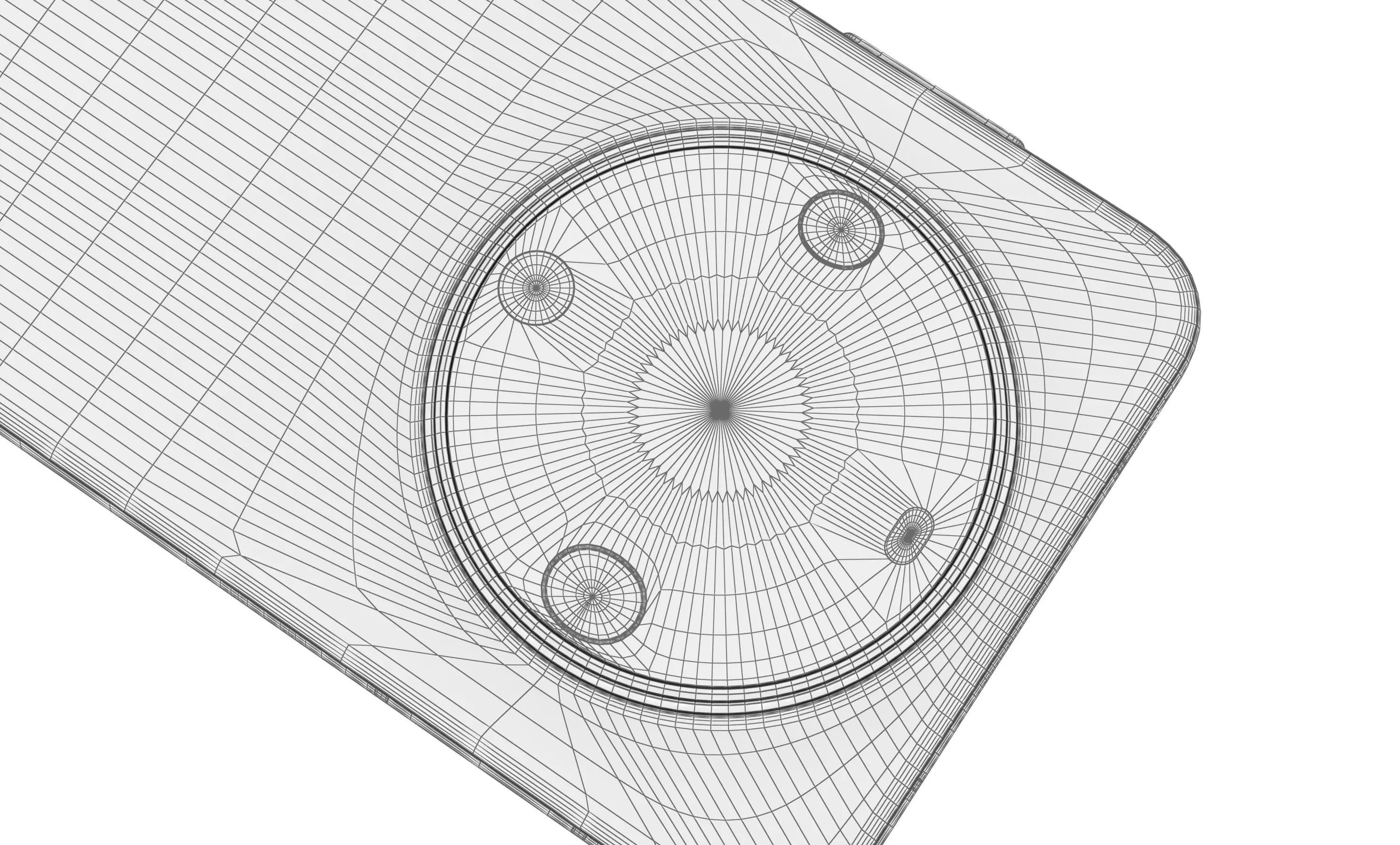 Huawei Mate 60 White High Poly 3D model_21