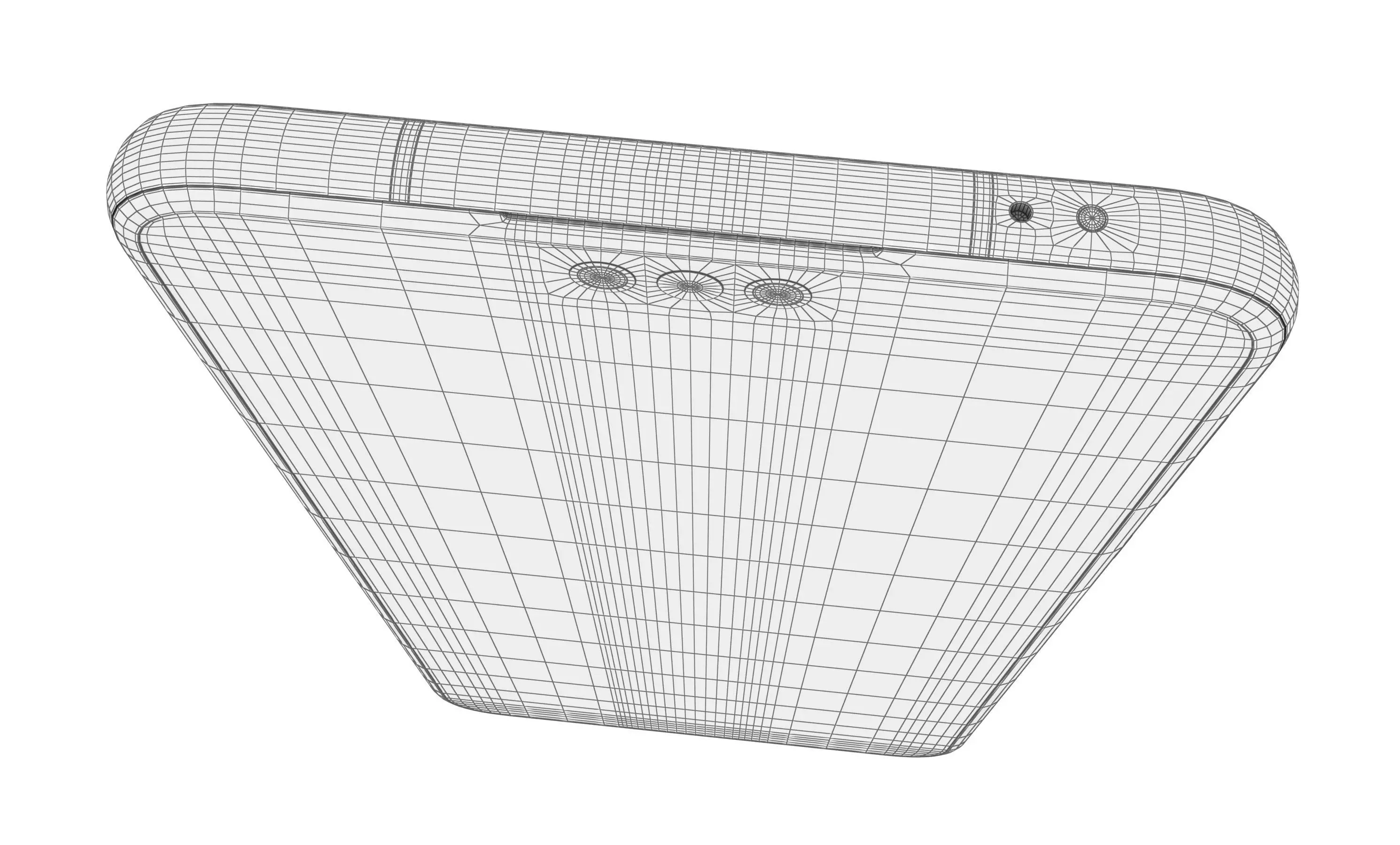 Huawei Mate 60 White High Poly 3D model_12