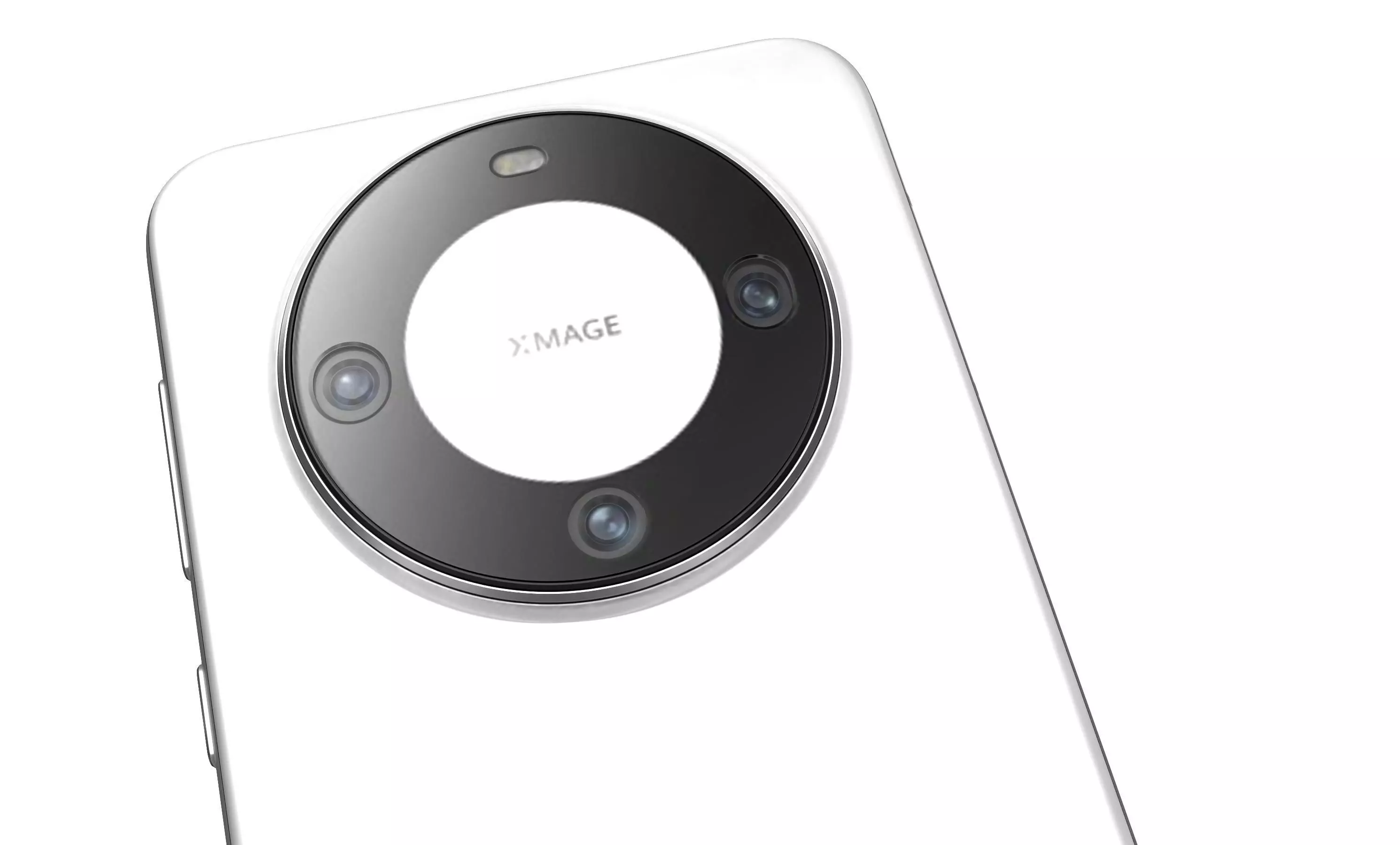 Huawei Mate 60 White High Poly 3D model_8