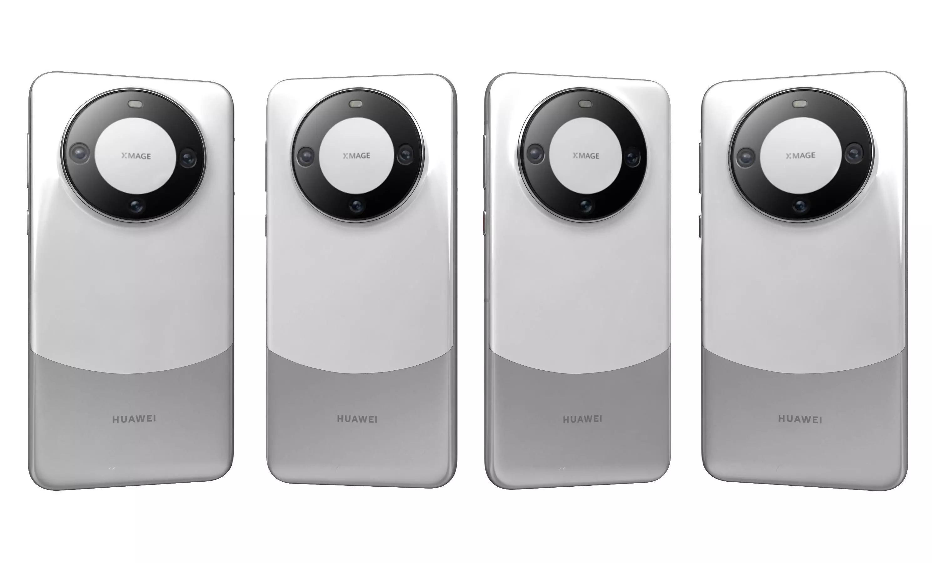 Huawei Mate 60 White High Poly 3D model_23