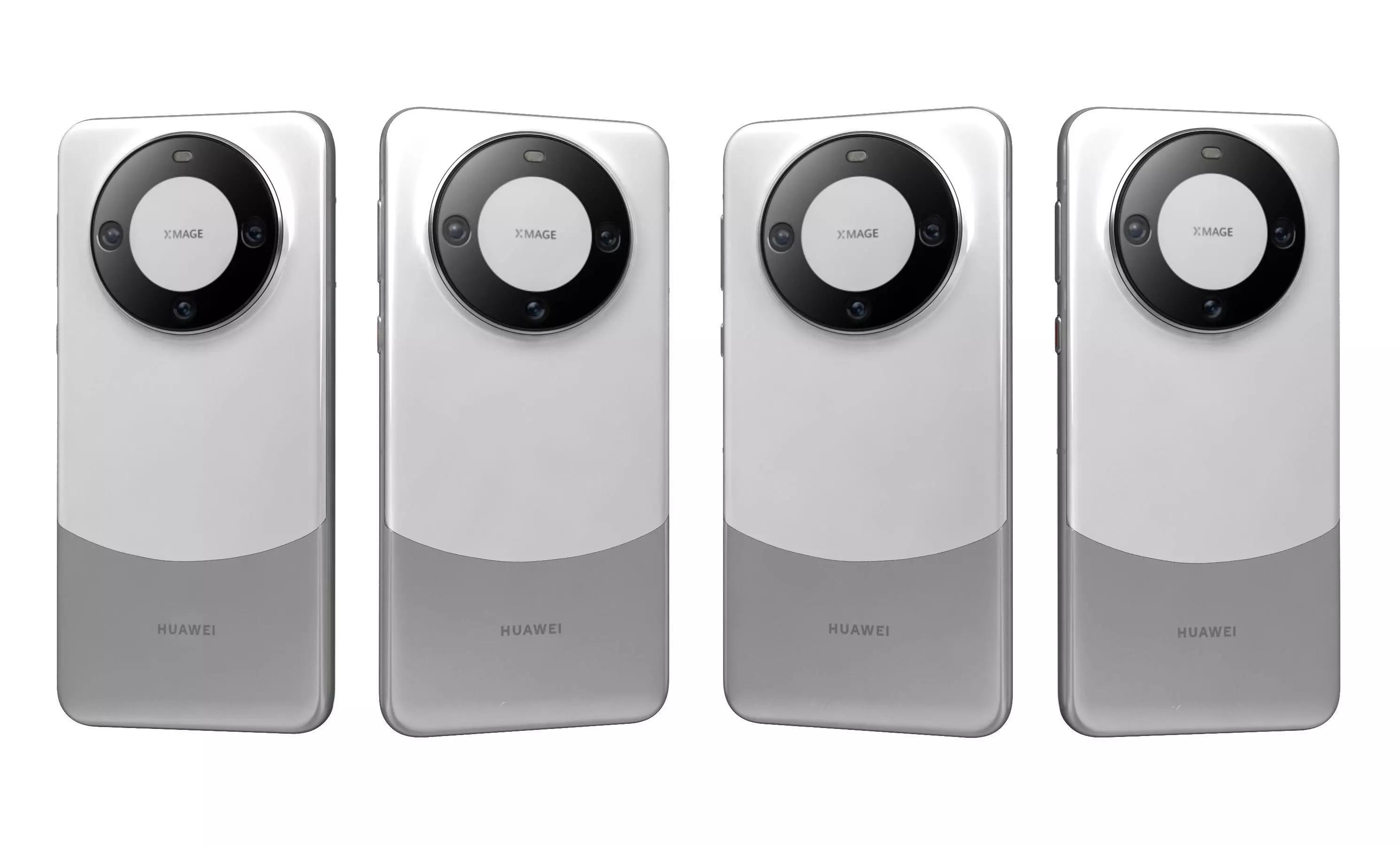 Huawei Mate 60 White High Poly 3D model_25