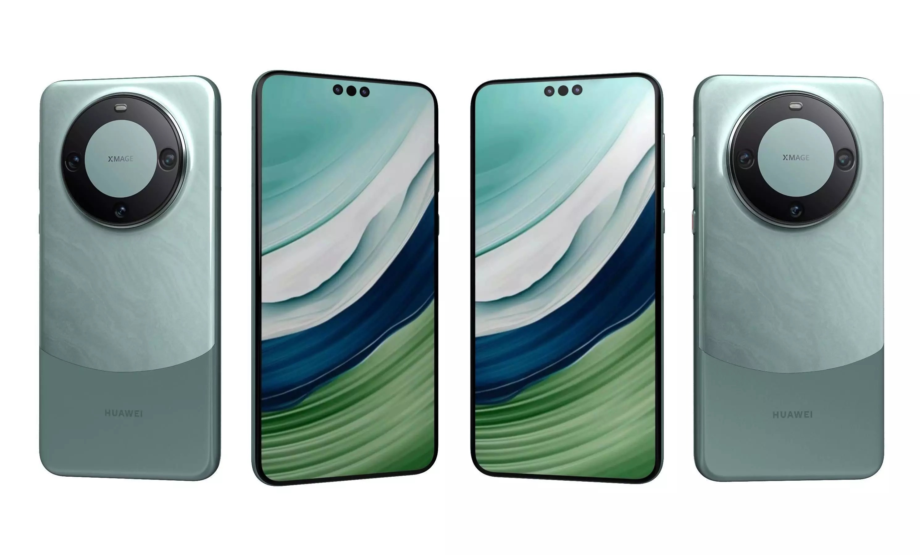 Huawei Mate 60 Pro All Colors High Poly 3D model_9