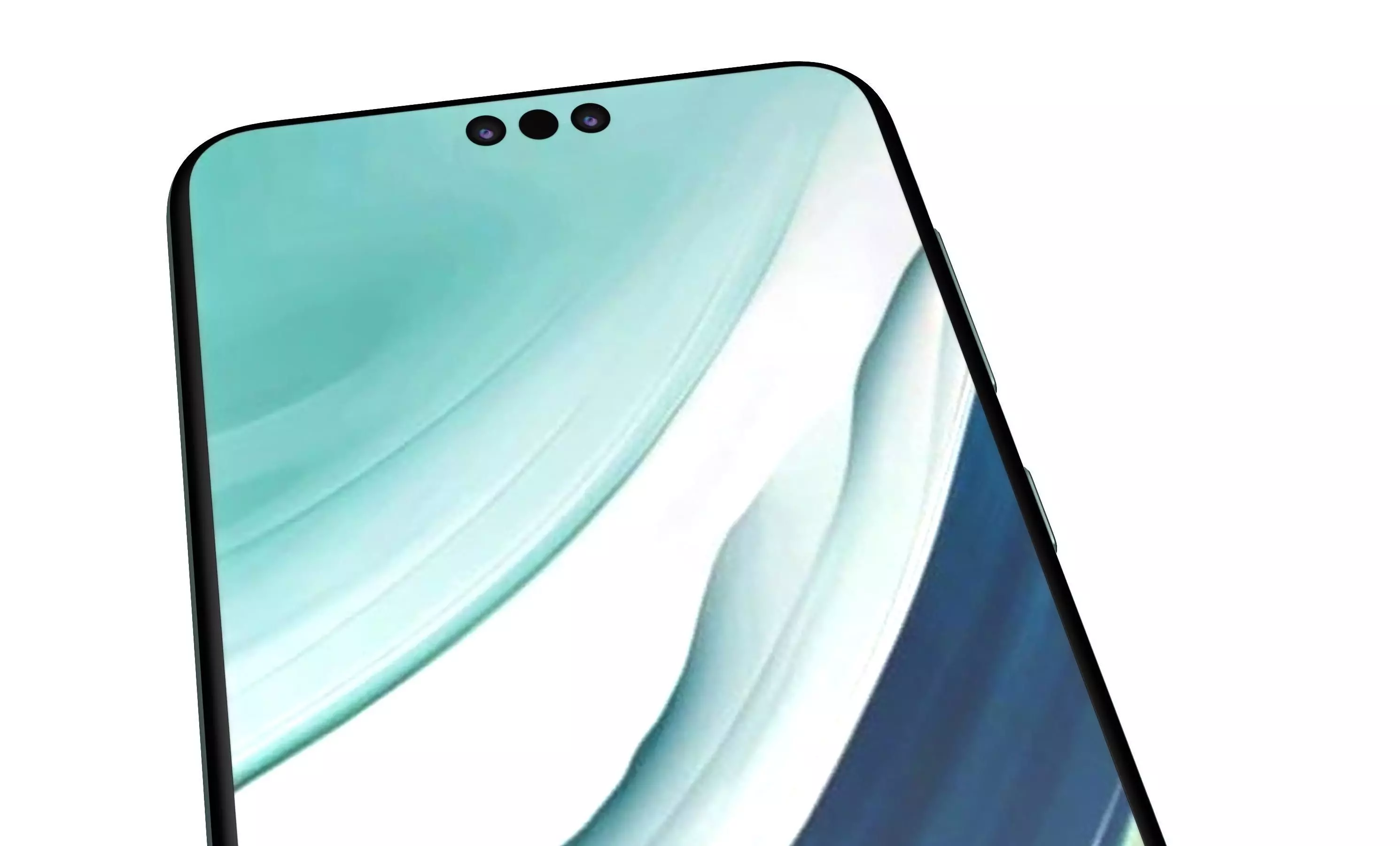 Huawei Mate 60 Pro Green High Poly 3D model_9