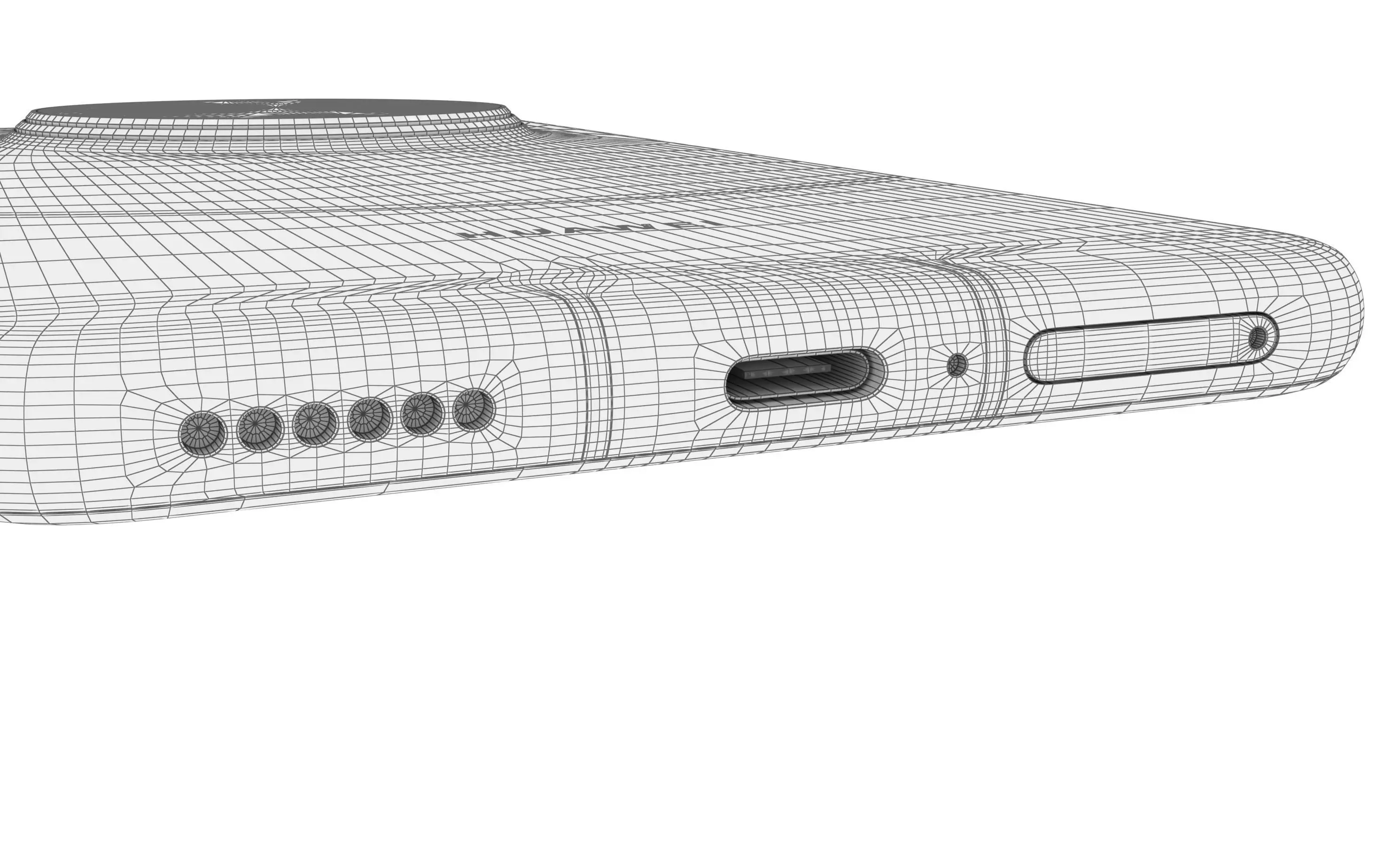 Huawei Mate 60 Pro Purple High Poly 3D model_23