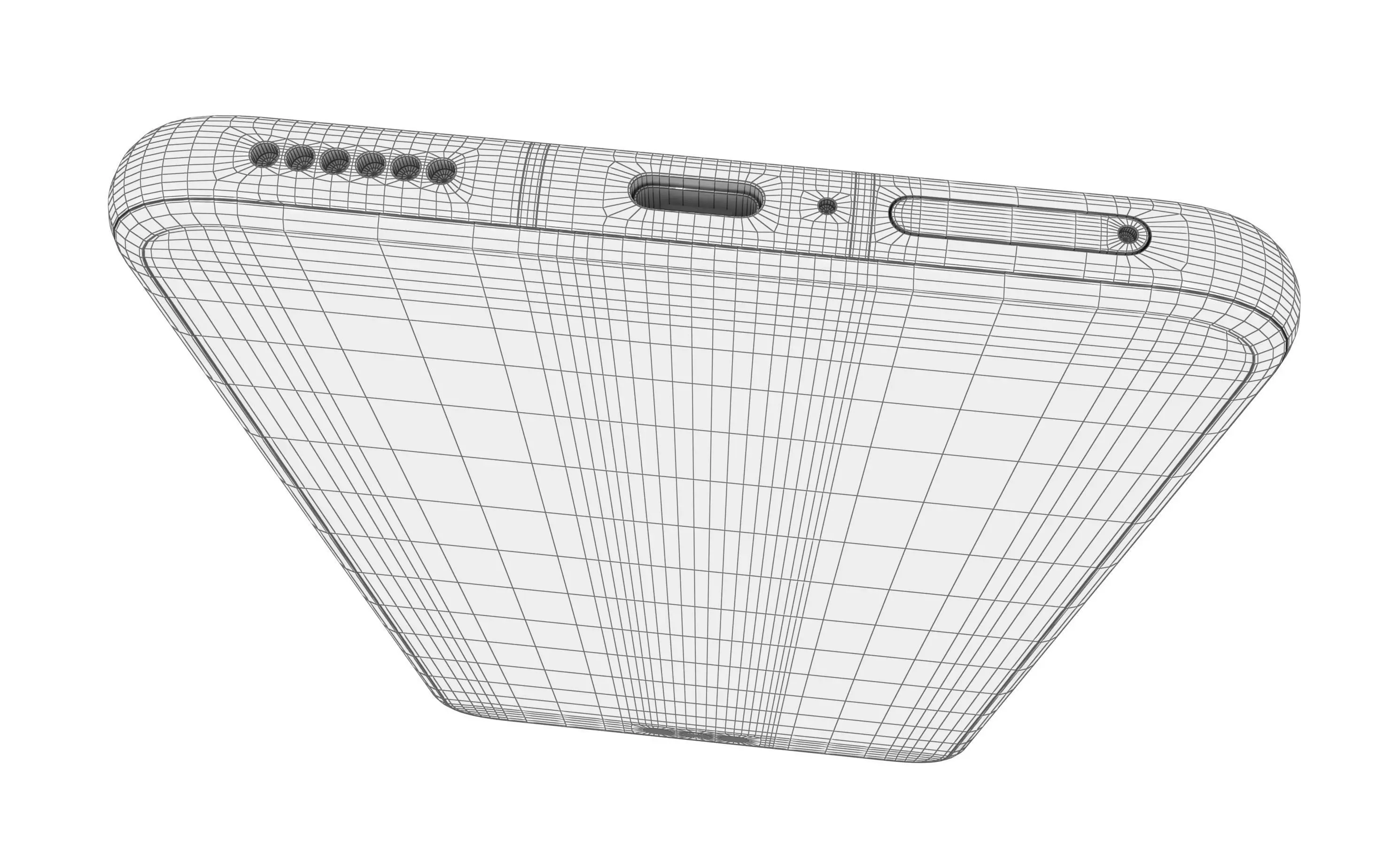 Huawei Mate 60 Pro White High Poly 3D model_15