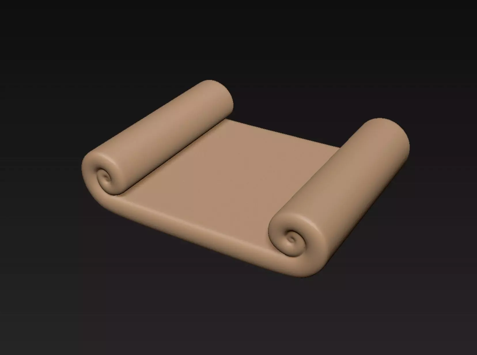 Paper Scroll 3D print model